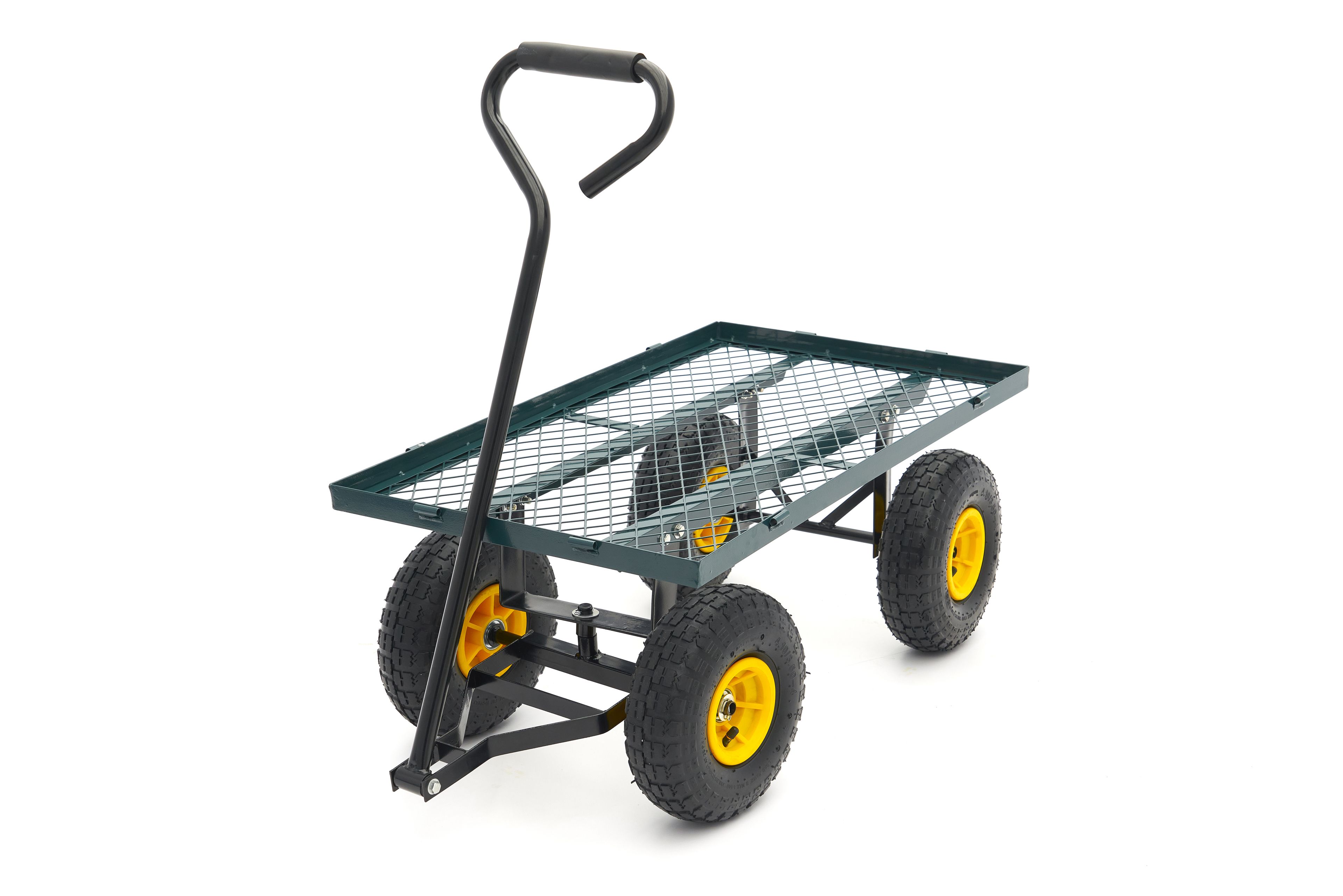 HBM 100 Kg Trolley, Bollard Trolley, Garden Cart With 86 x 46 x 38 cm Cargo Box Includes Canvas Bag Image 12