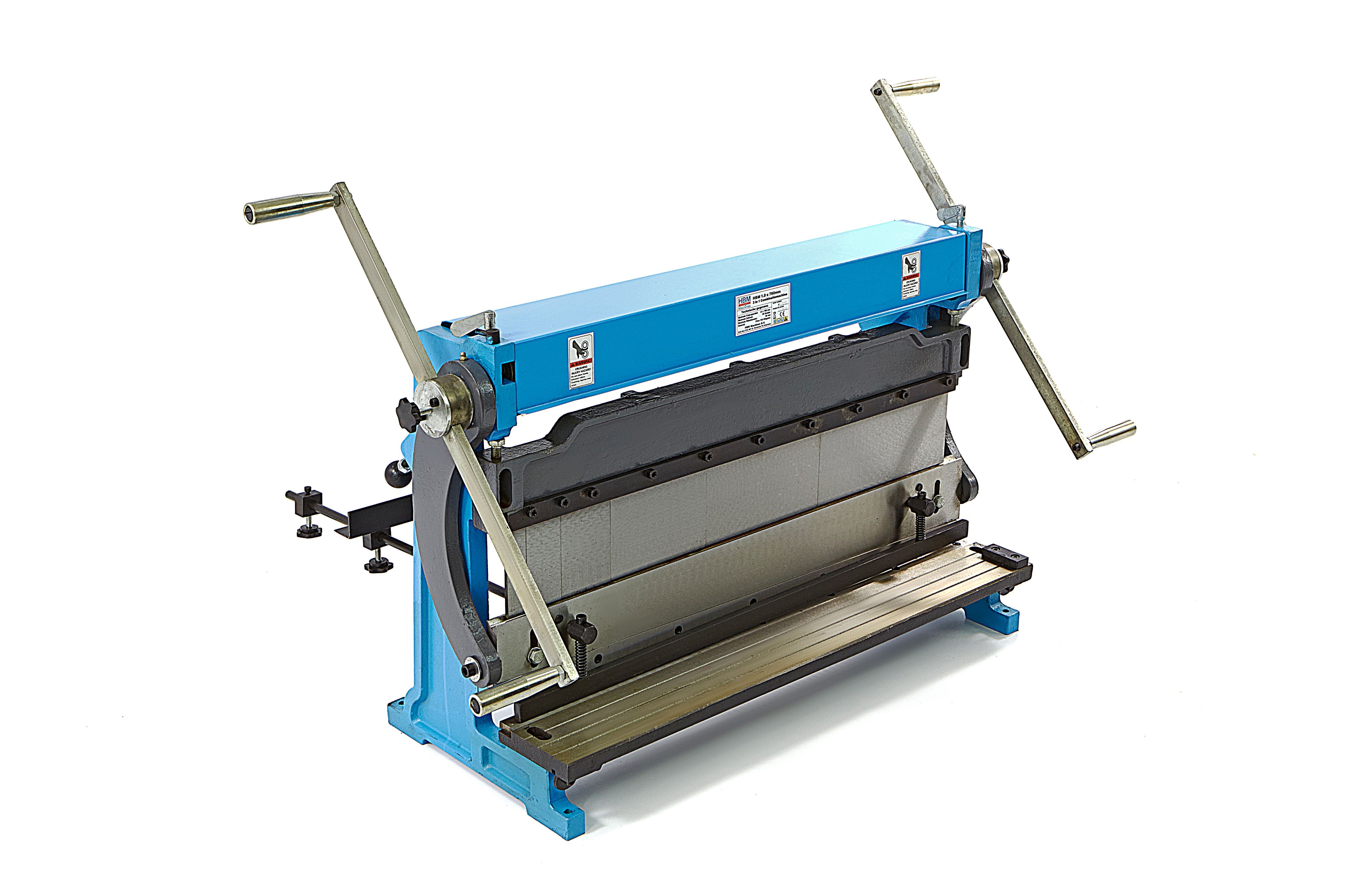 Rouleuse, plieuse et découpeuse HBM 760 mm à 2 bras Image 3