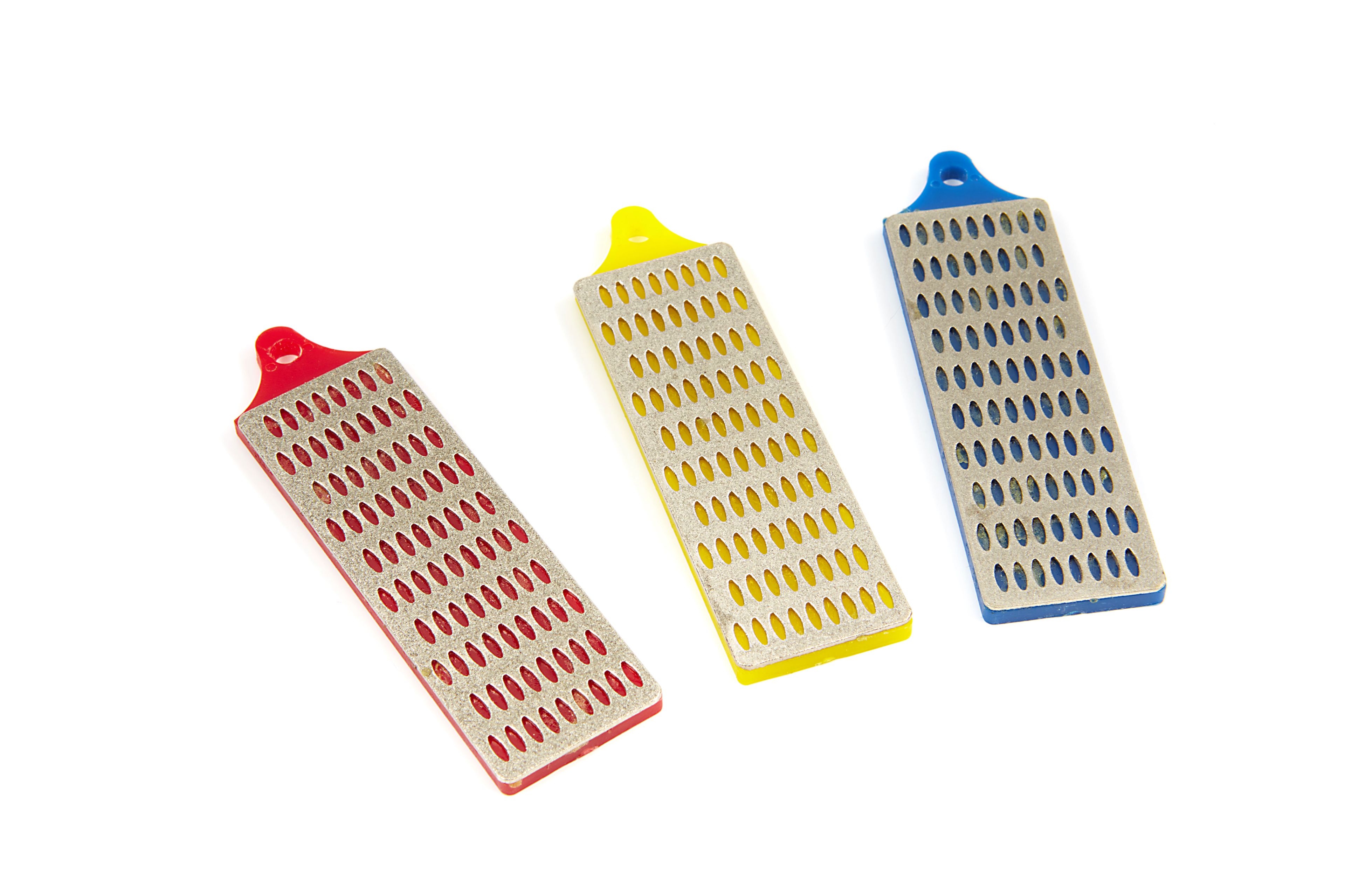 Conjunto de piedras de afilar de diamante HBM de 3 piezas 25 x 75 mm