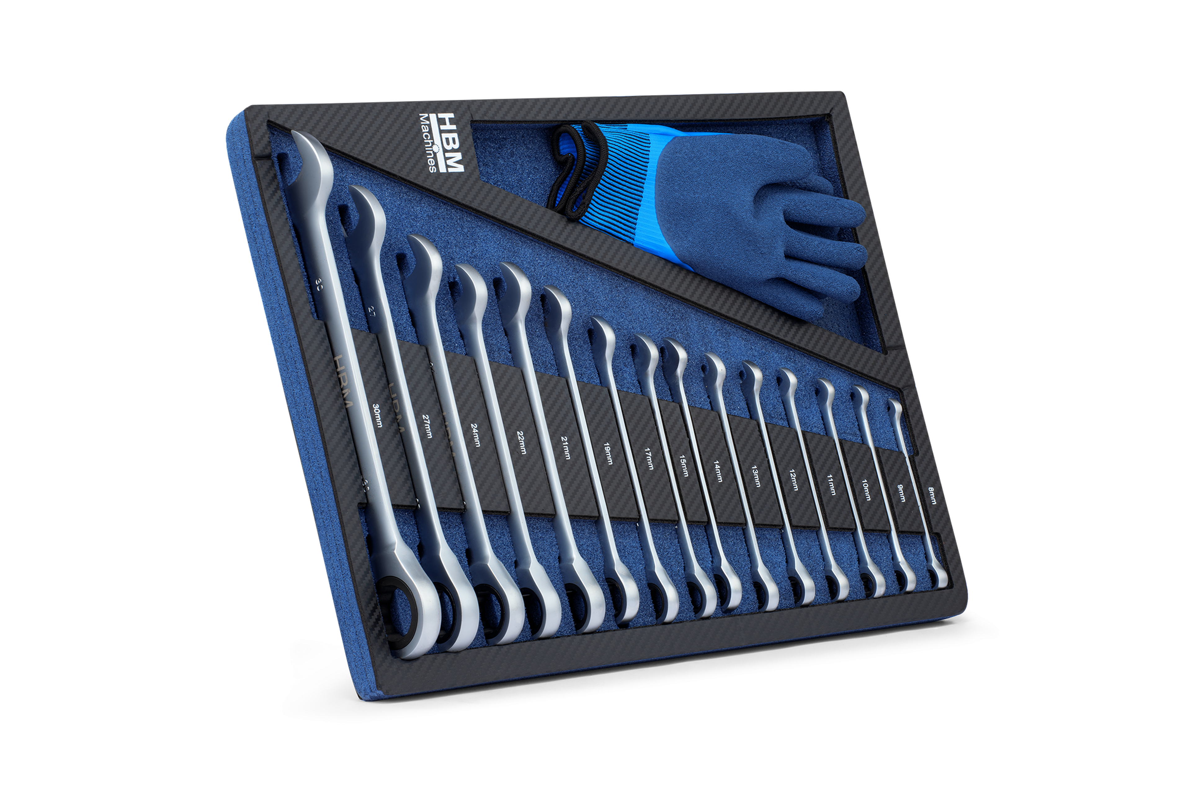 HBM inlays met gereedschapset 262-delig, voor gereedschapswagen, blauw Image 4