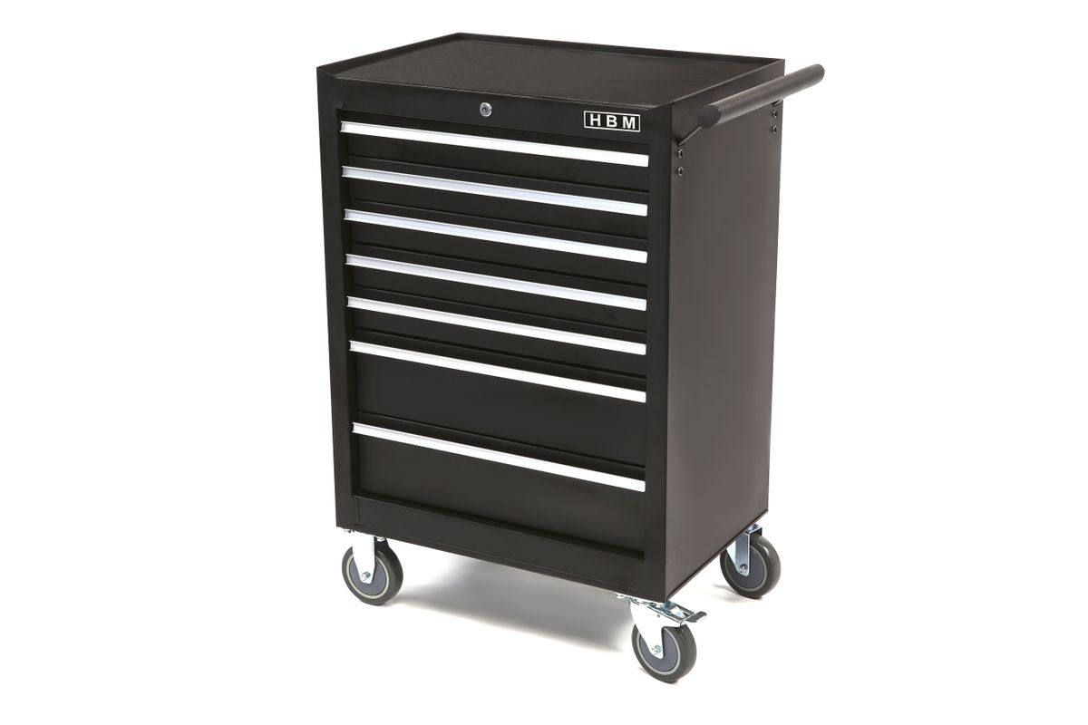 Carro de Herramientas HBM 7 Cajones – NEGRO