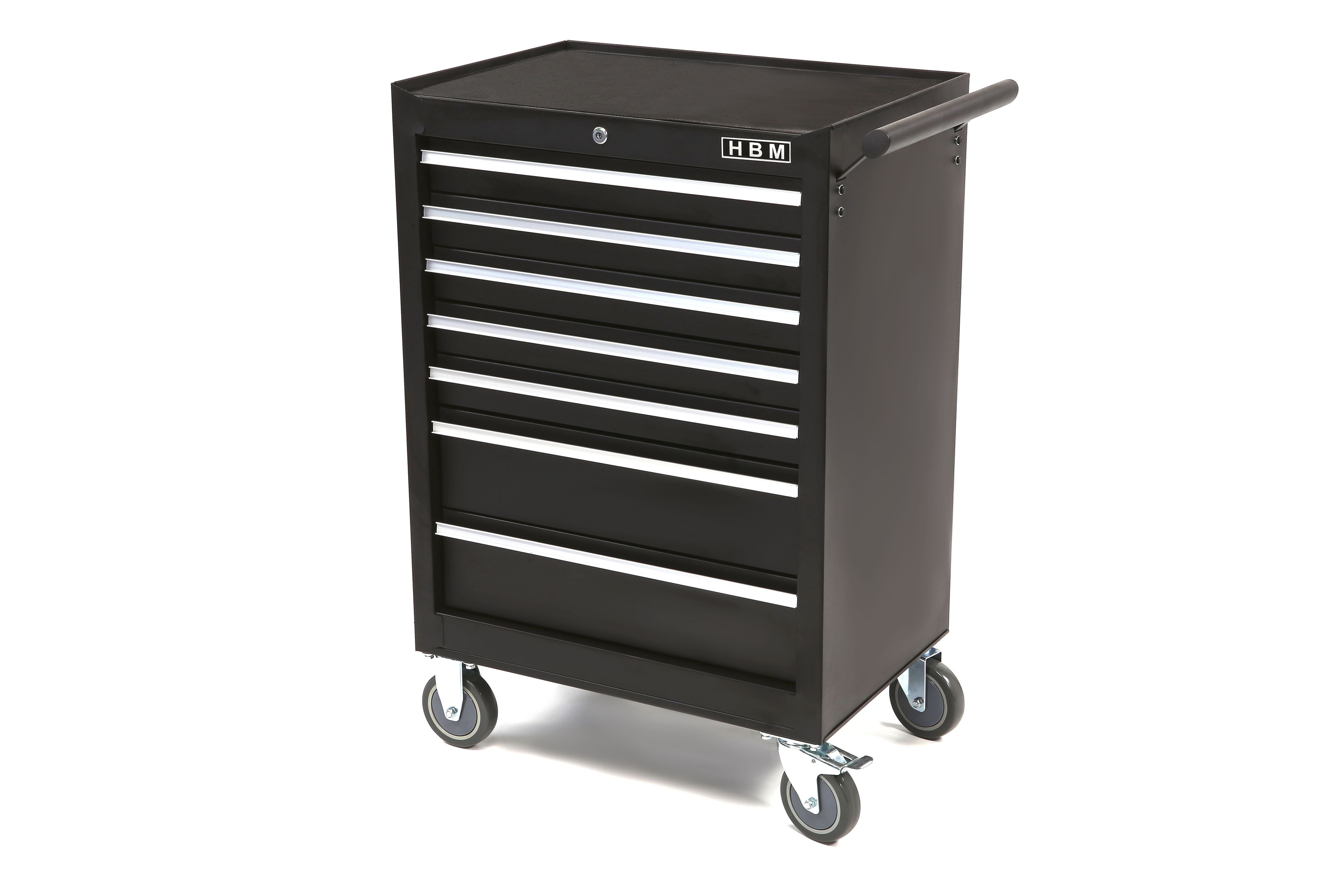 Carrello Porta Attrezzi HBM 7 Cassette – NERO