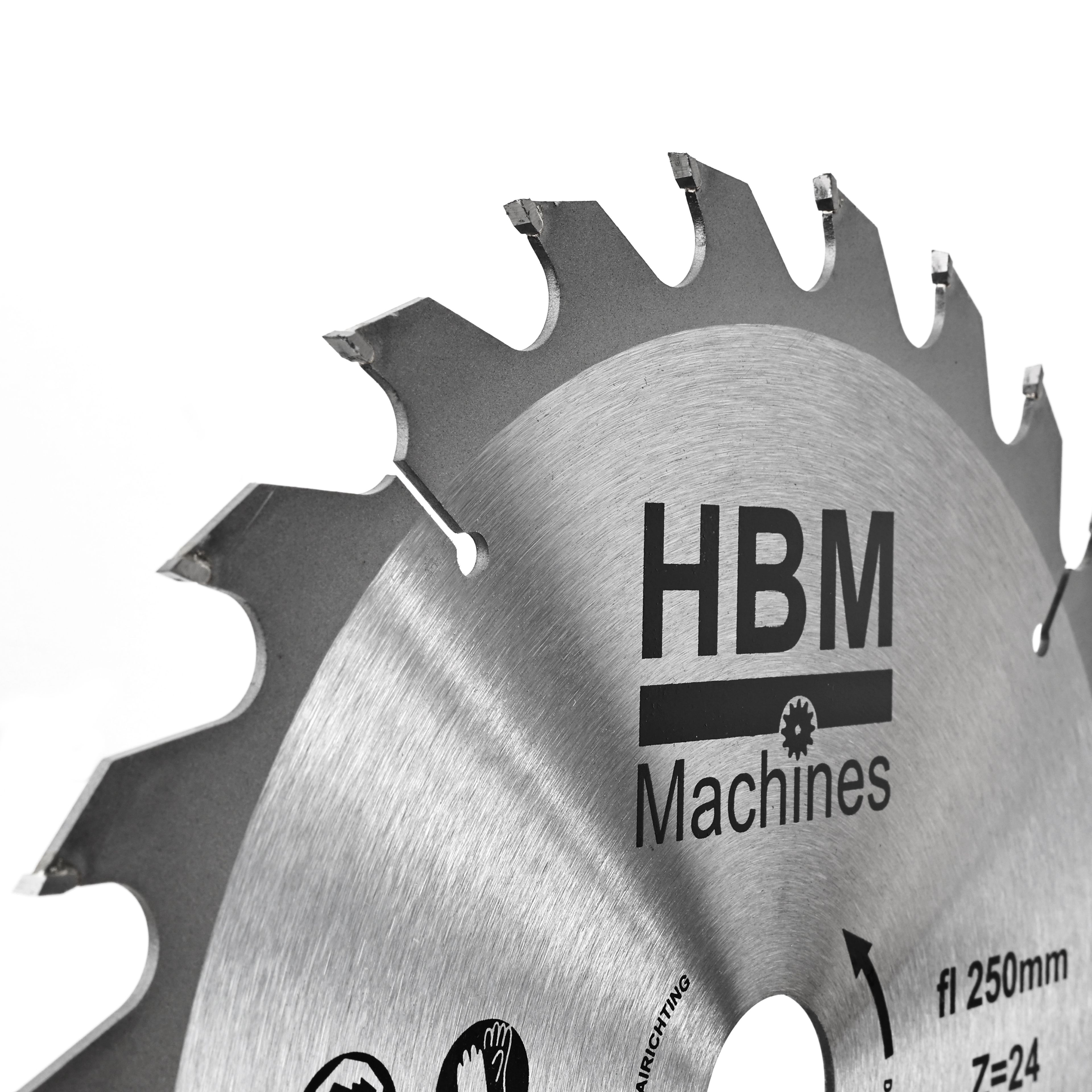 HBM HM Discos de sierra circular de 250mm para madera 24 Dientes Image 3