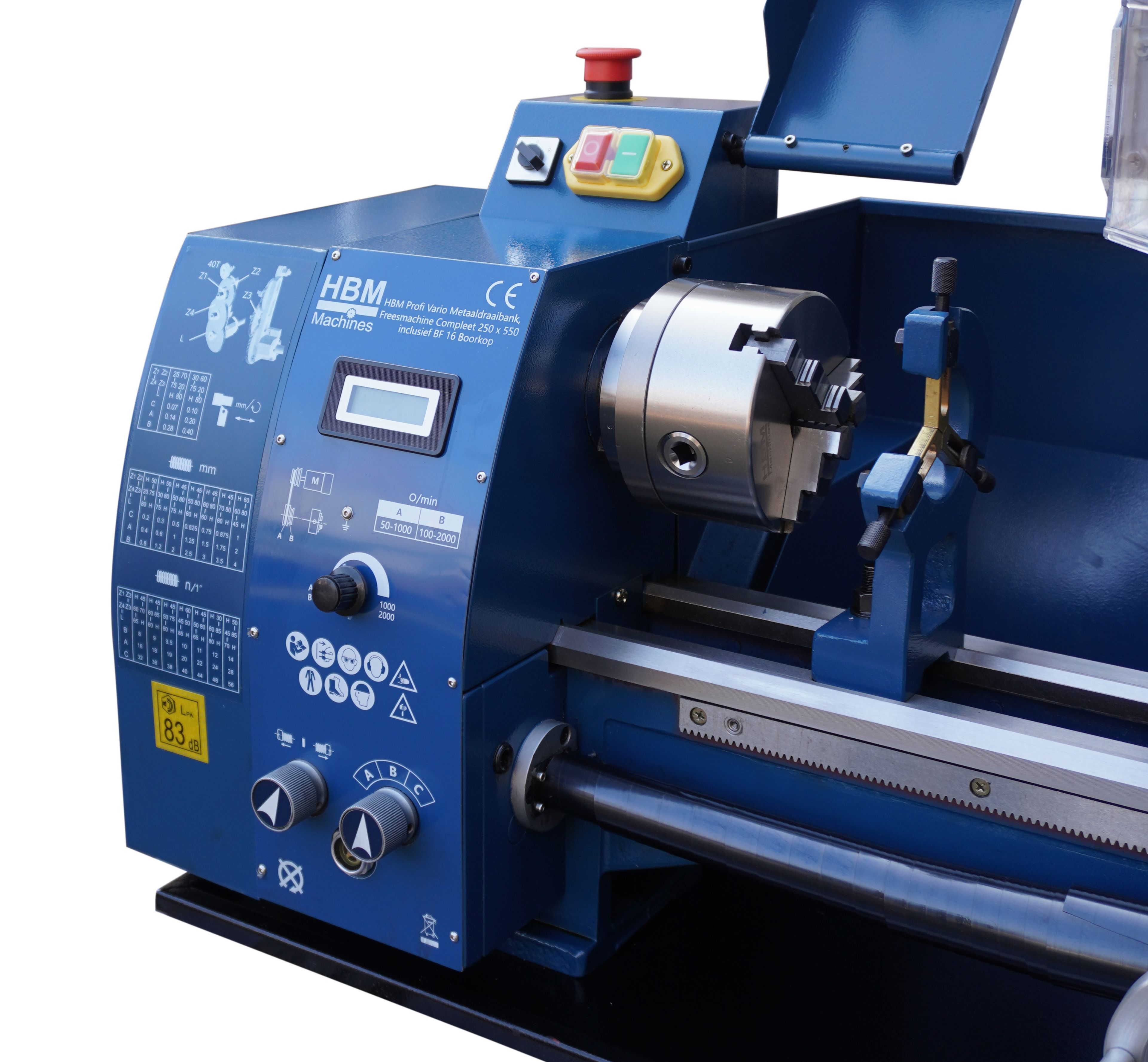 HBM Metalldrehbank 250 x 550 BF16 Image 4