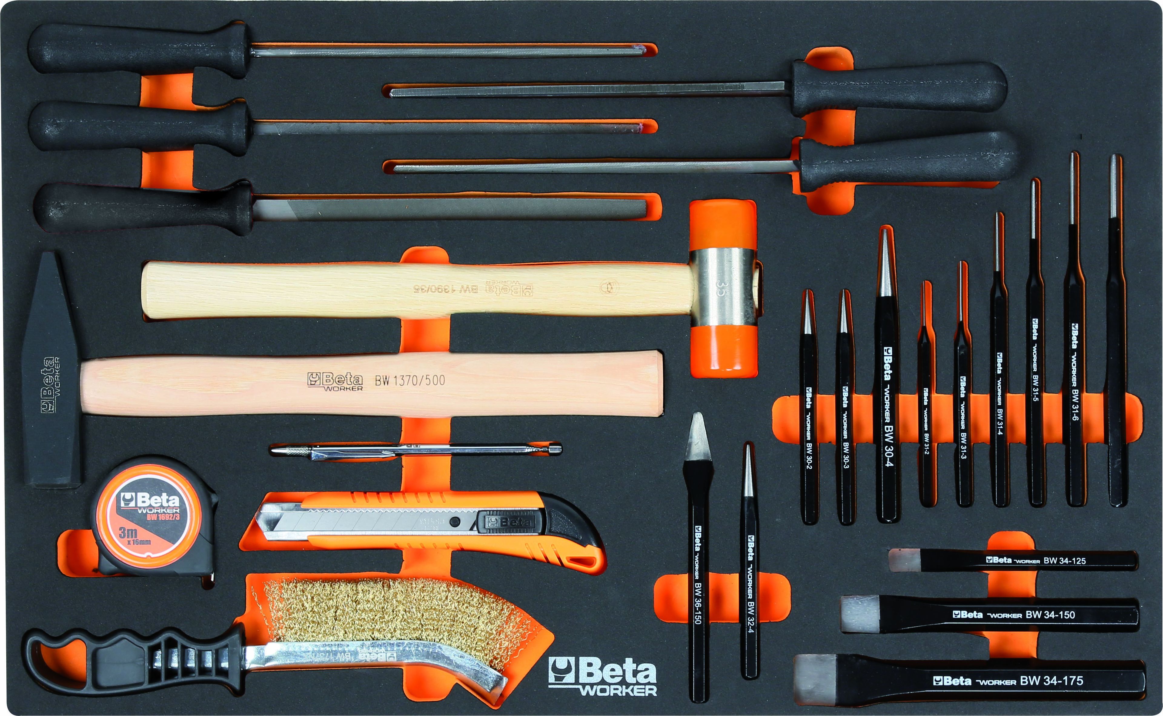 Beta XL Gevulde gereedschapswagen C2400S - 398 Delig Image 4