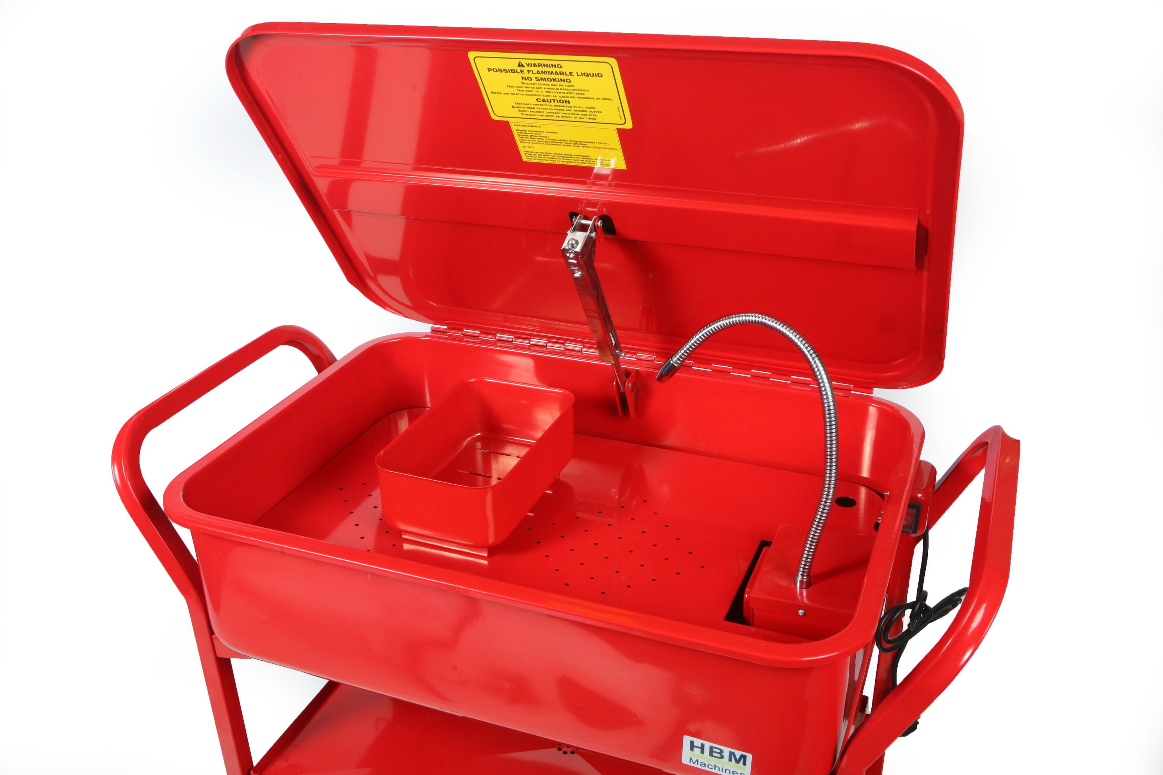 HBM 90 Liter Verrijdbare Ontvetterbak met pomp Image 2