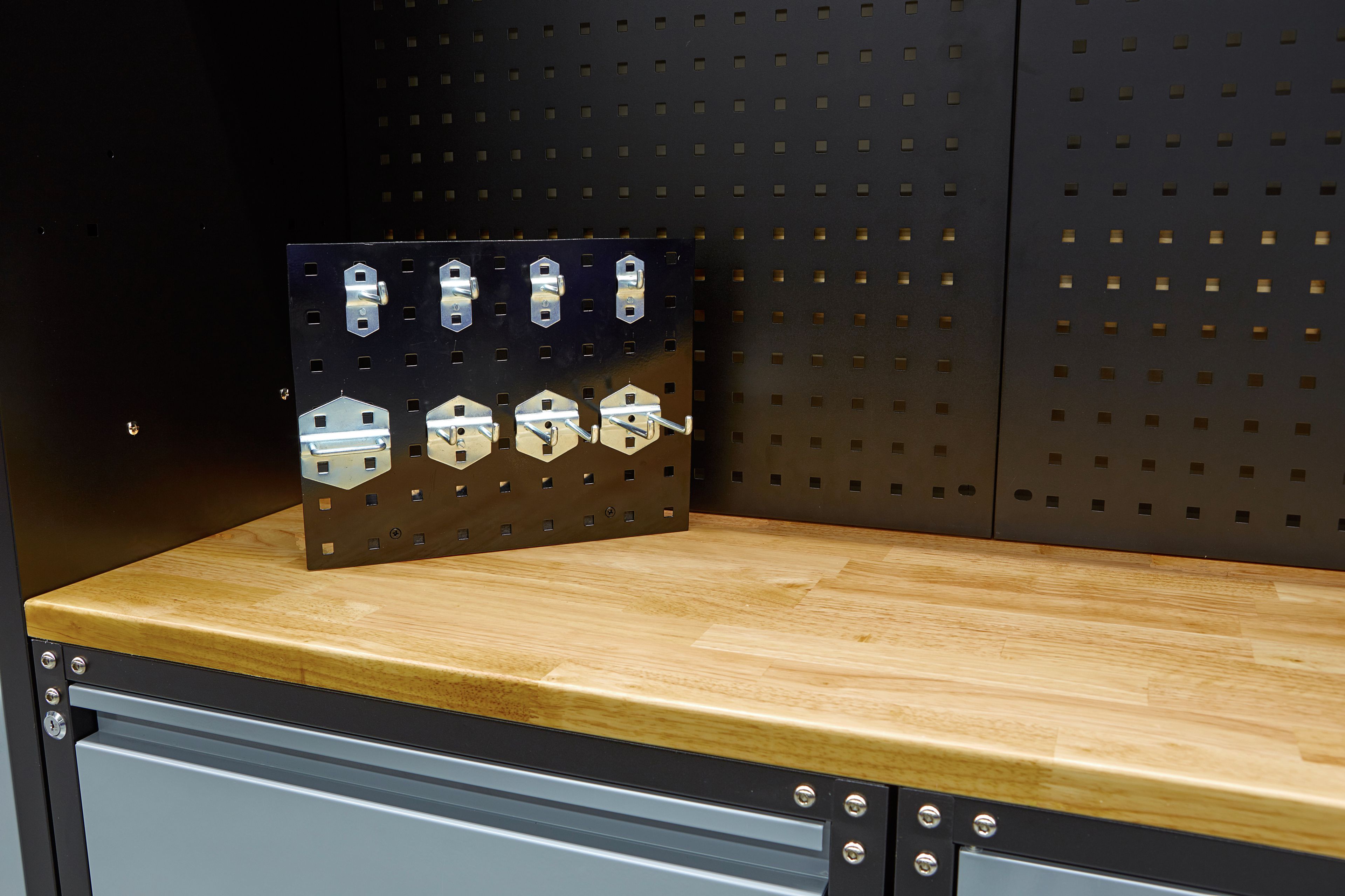 Système d'atelier premium HBM, 16 pièces, gris Image 9