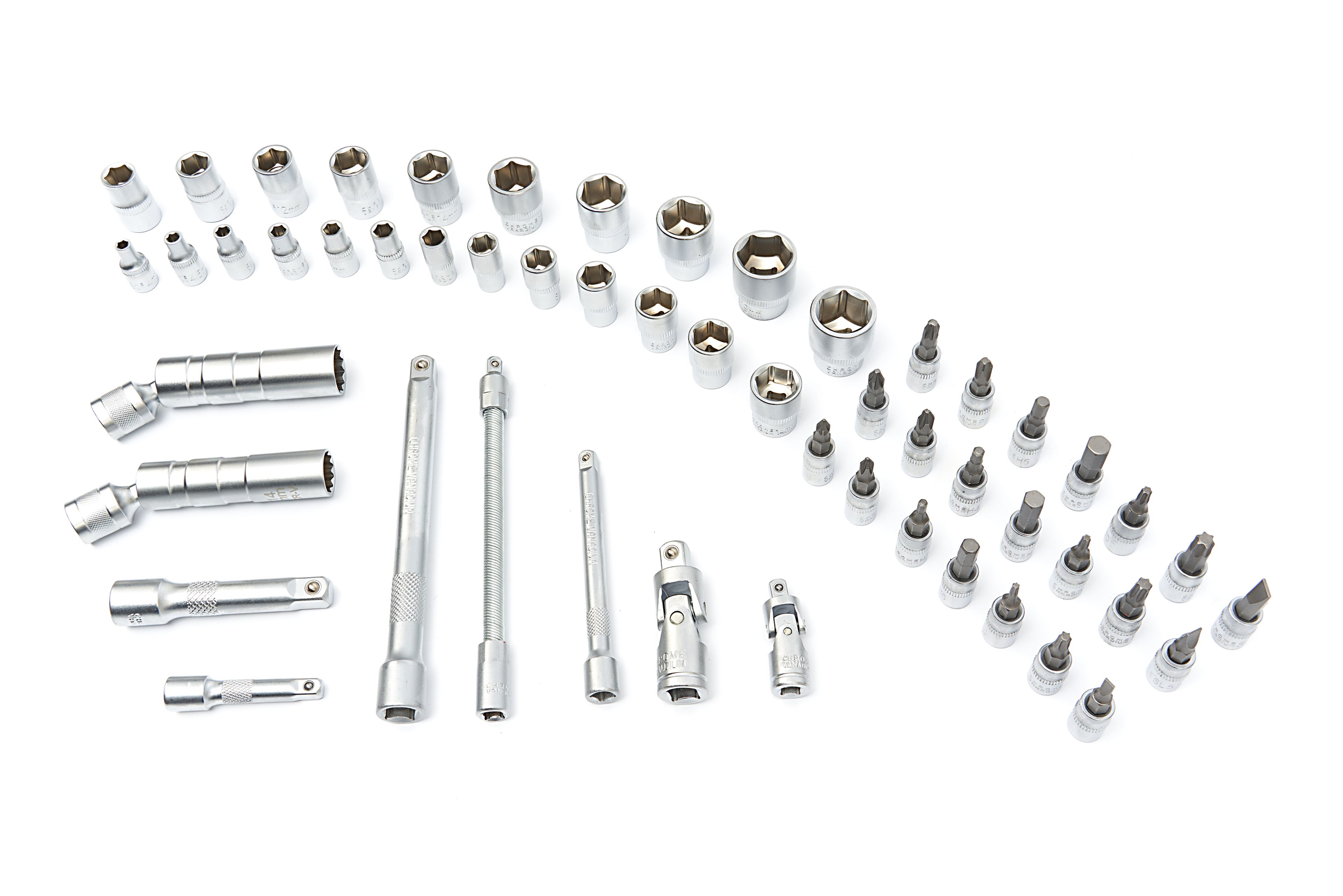 HBM momentsleutel set 55-delig, 1/4 en 3/8 inch, 1 - 5 en 10 - 60 Nm Image 8