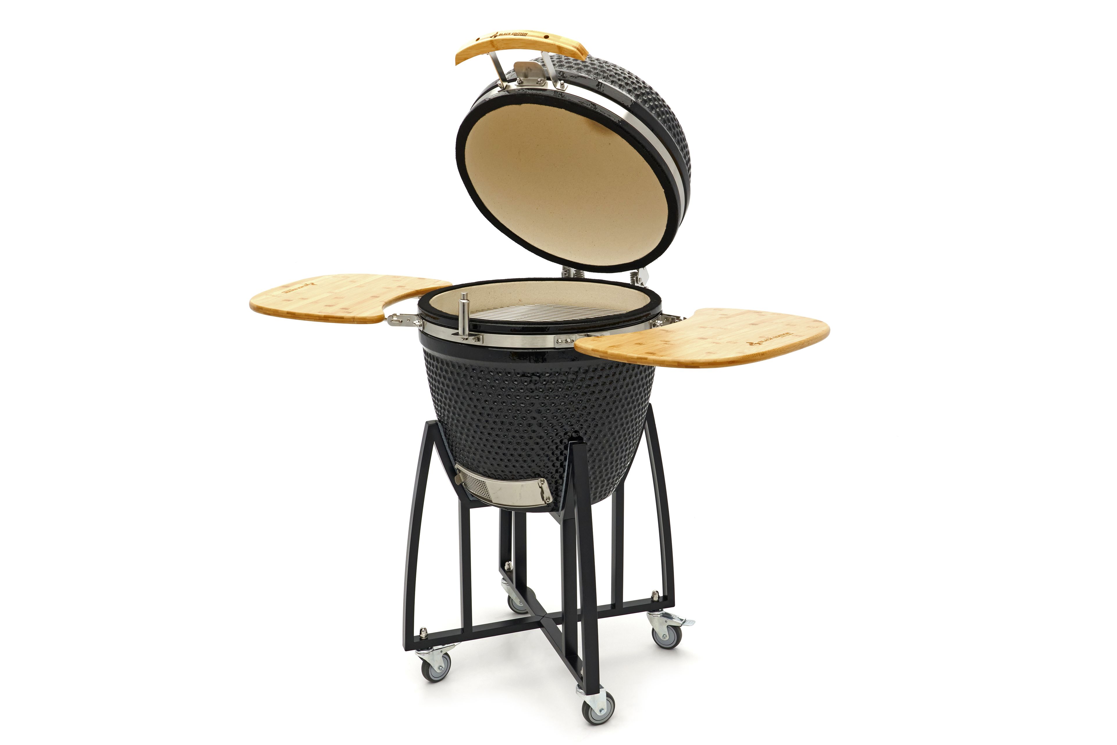 Barbecue en céramique de 60 cm sur roulettes Black Edition Image 6