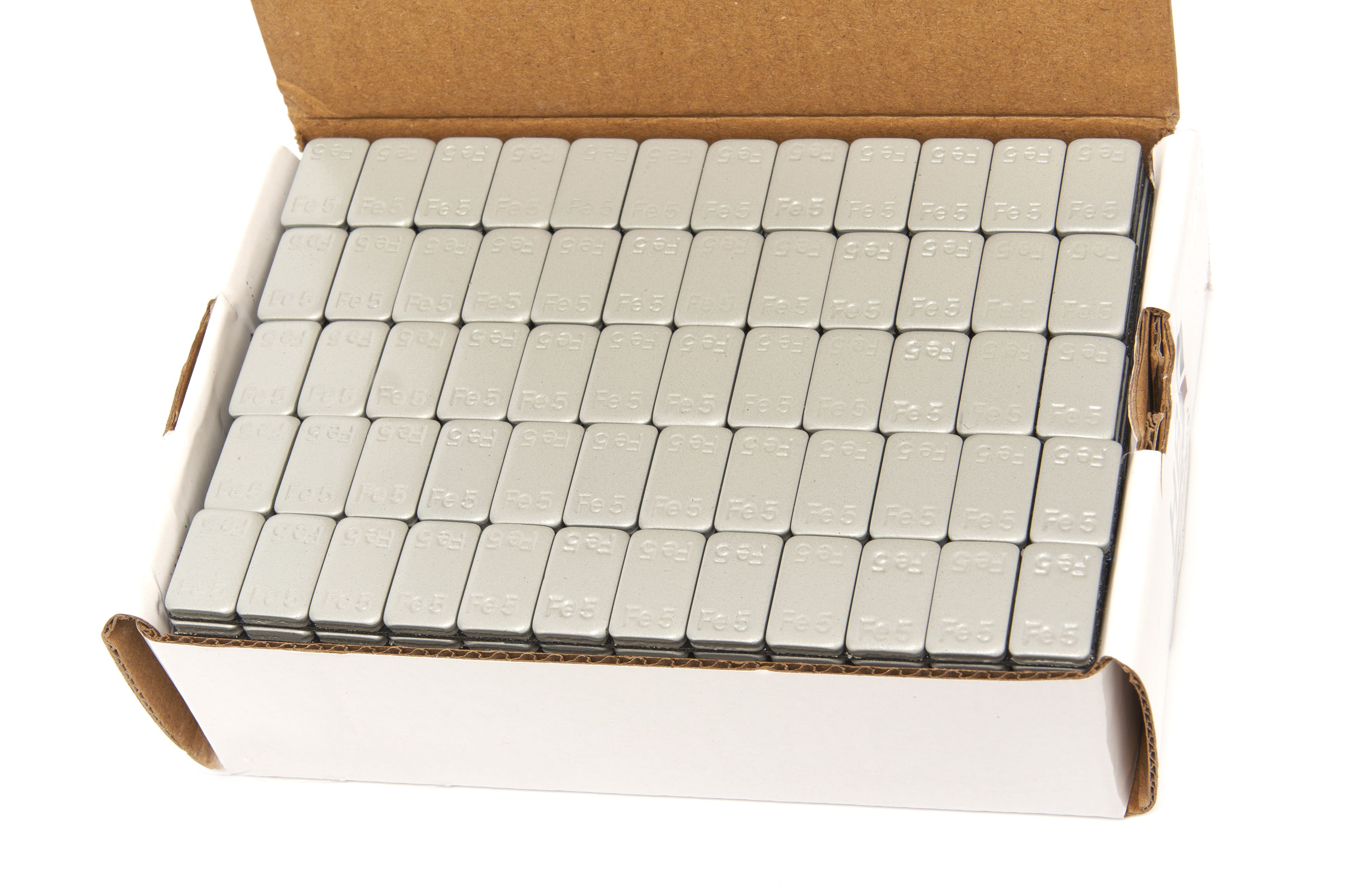 HBM 50 pièces 12 x 5 grammes Poids pour bâton d'équilibrage, poids de roue Image 6