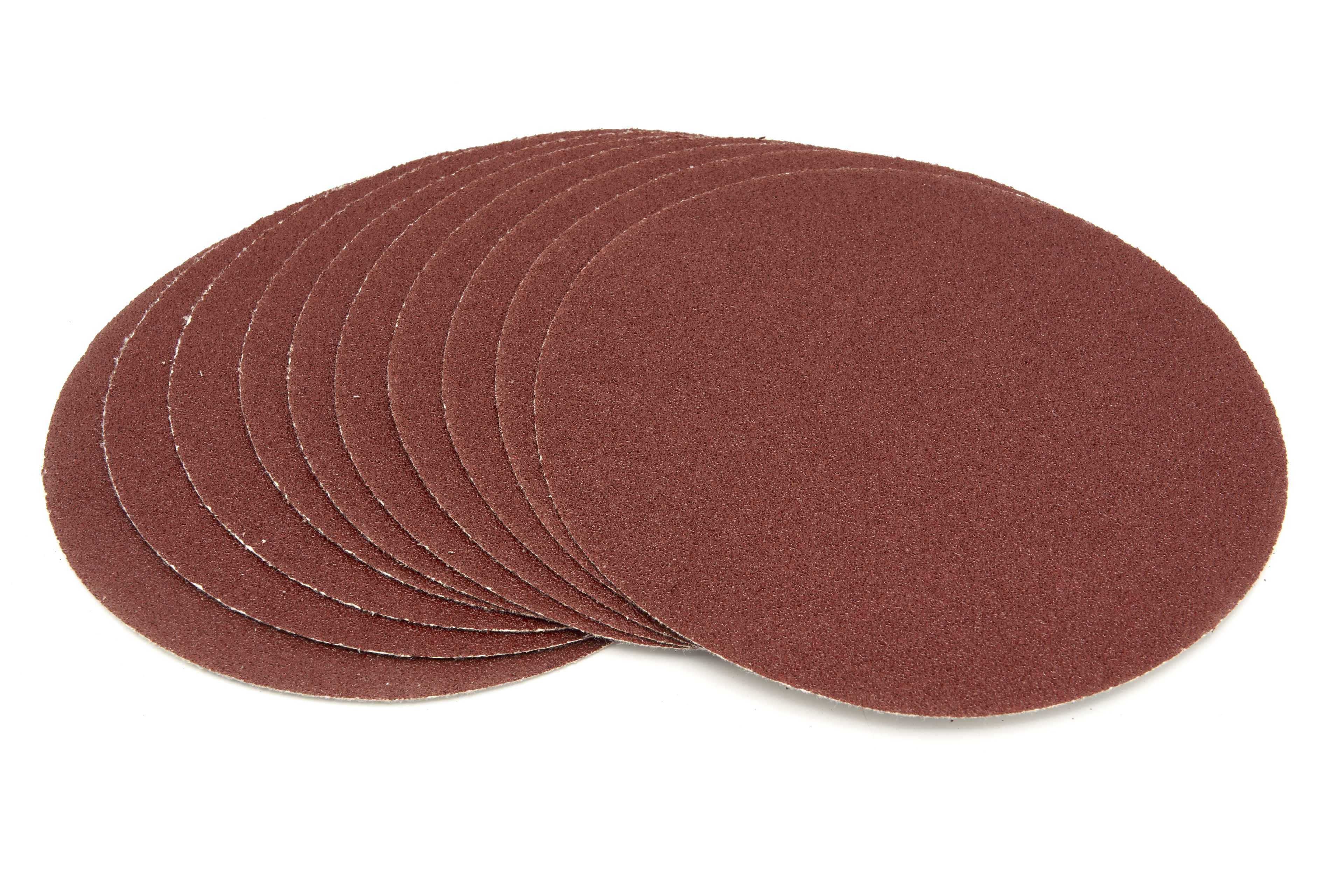 Disque abrasif HBM à fixation velcro en oxyde d’aluminium grain 60 – Lot de 10 Image 2