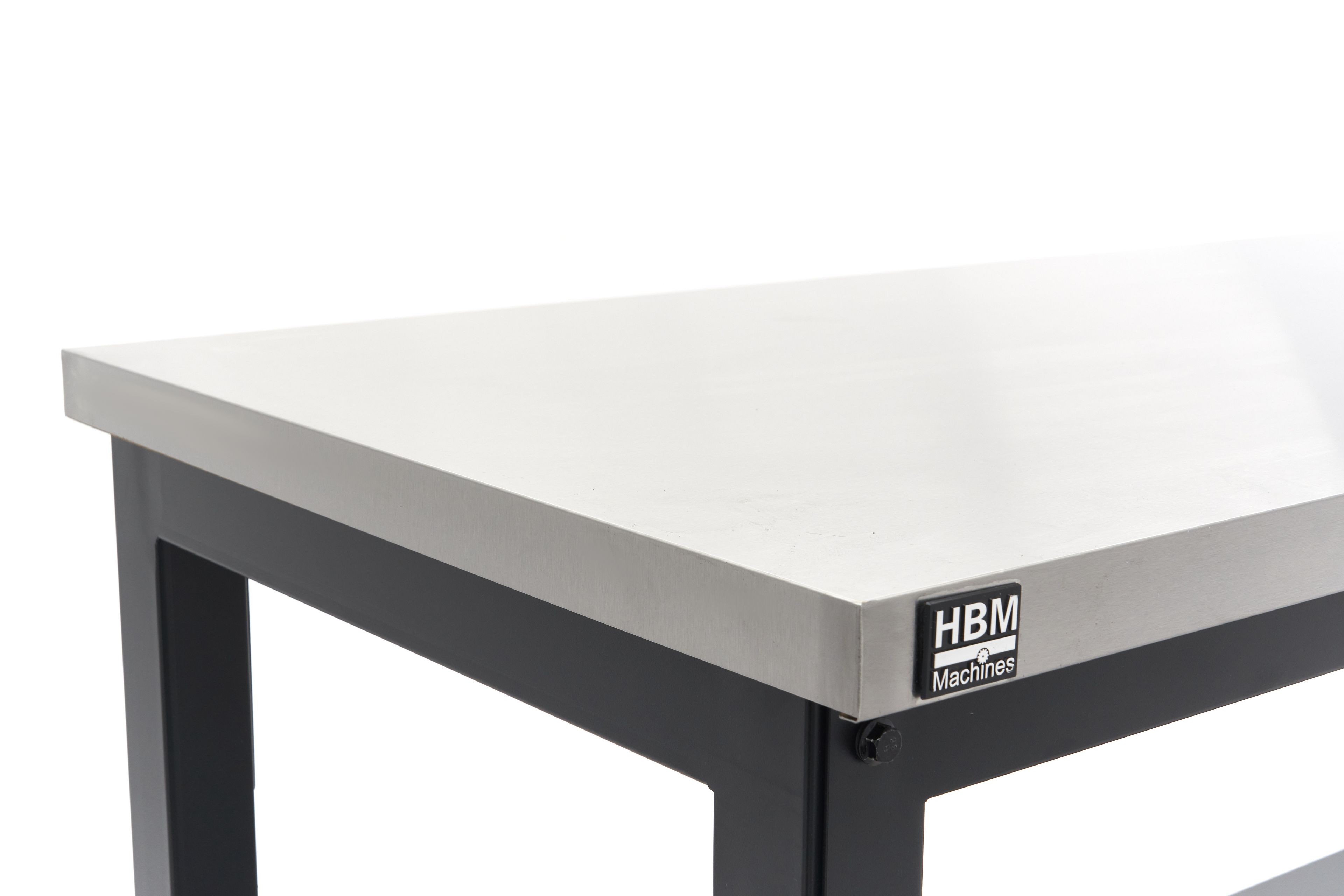 HBM Arbeitstisch Edelstahl 182 cm Image 8