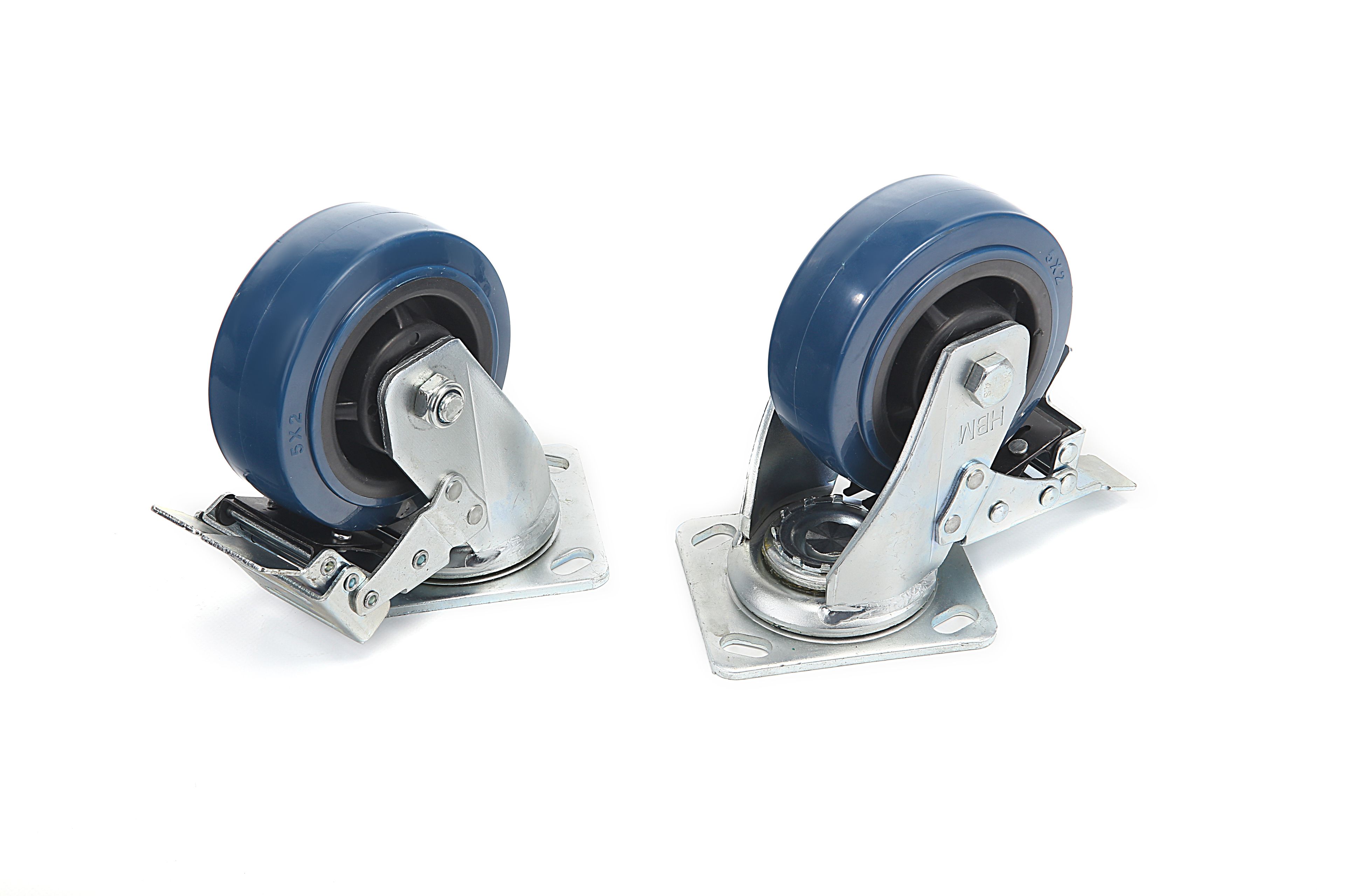 Roue pivotante avec frein HBM Profi mm pièces, 4 pièces 150 mm Image 3