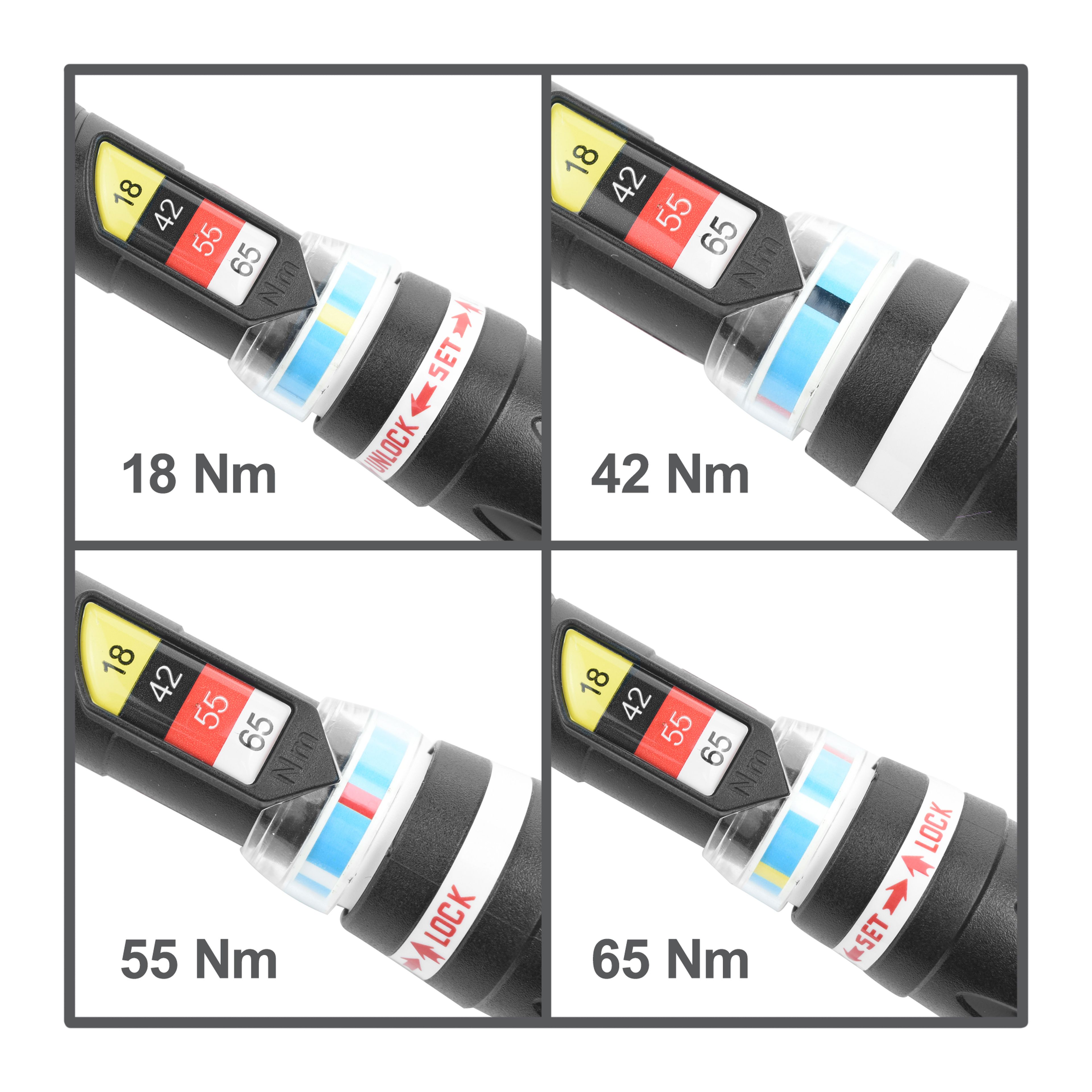 Llave de momento HBM con cabezal intercambiable Image 7