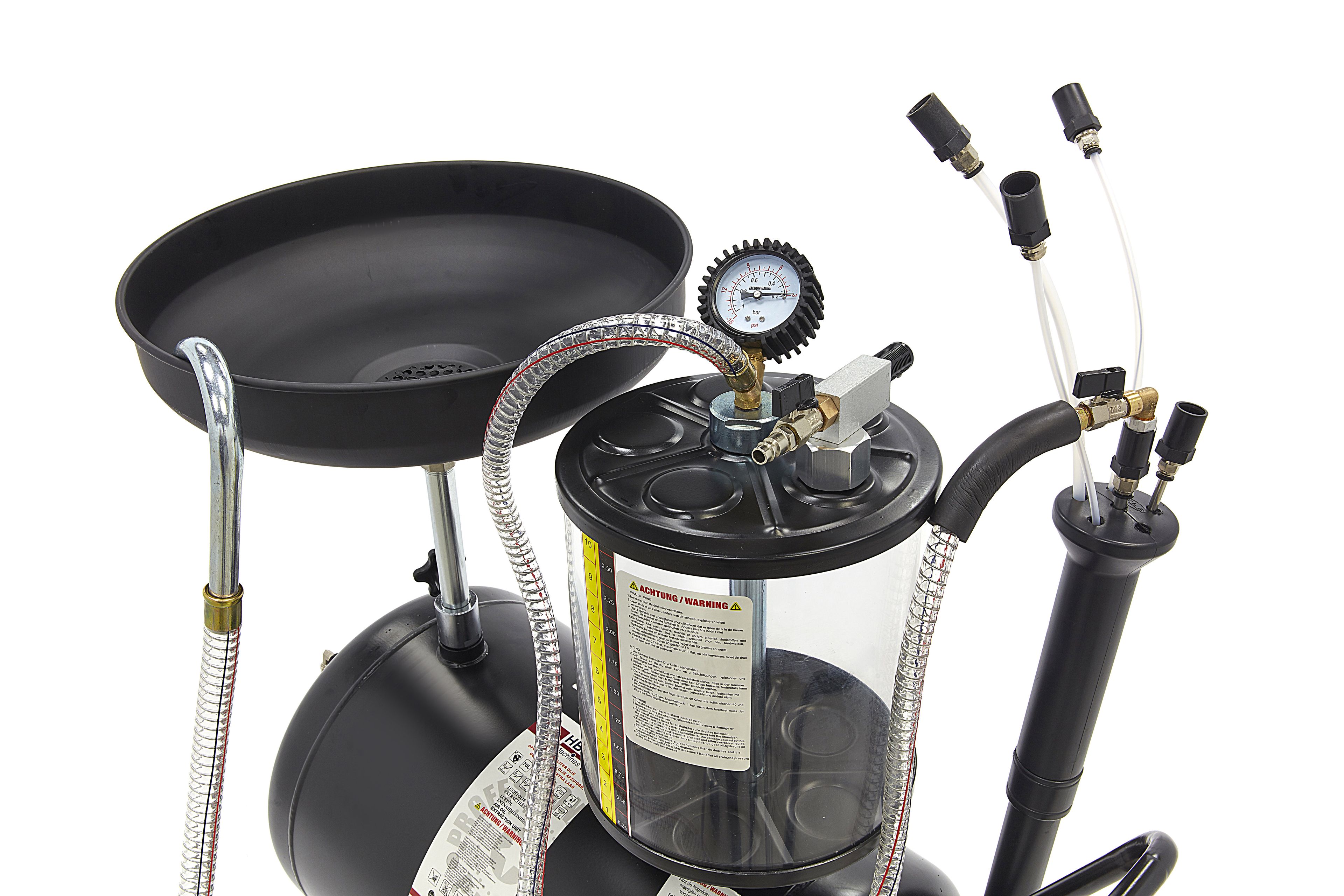 HBM Sistema di raccolta dell'olio da 70 litri / Estrattore d'olio, Dispositivo di rimozione dell'olio extra basso Image 7