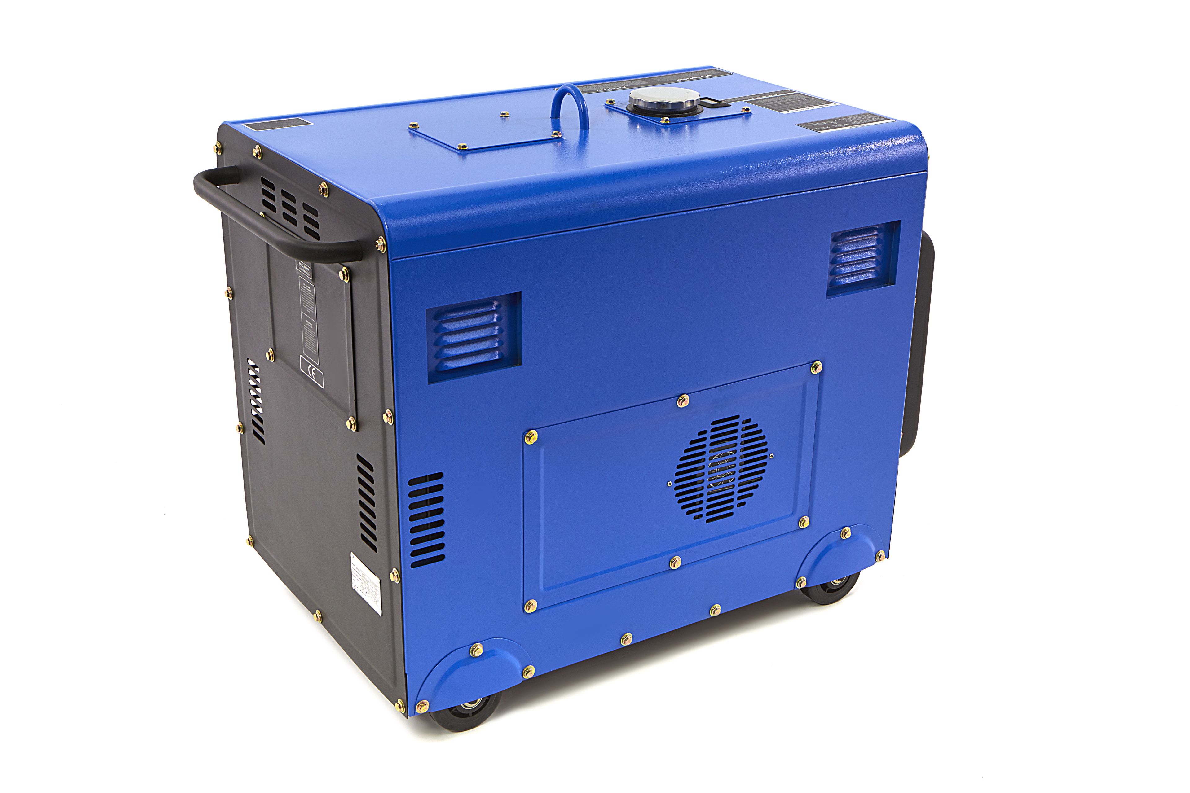 HBM standby aggregaat, generator met 498 cc dieselkrachtstroom Motor 400V/230V/12V 7900W Image 7