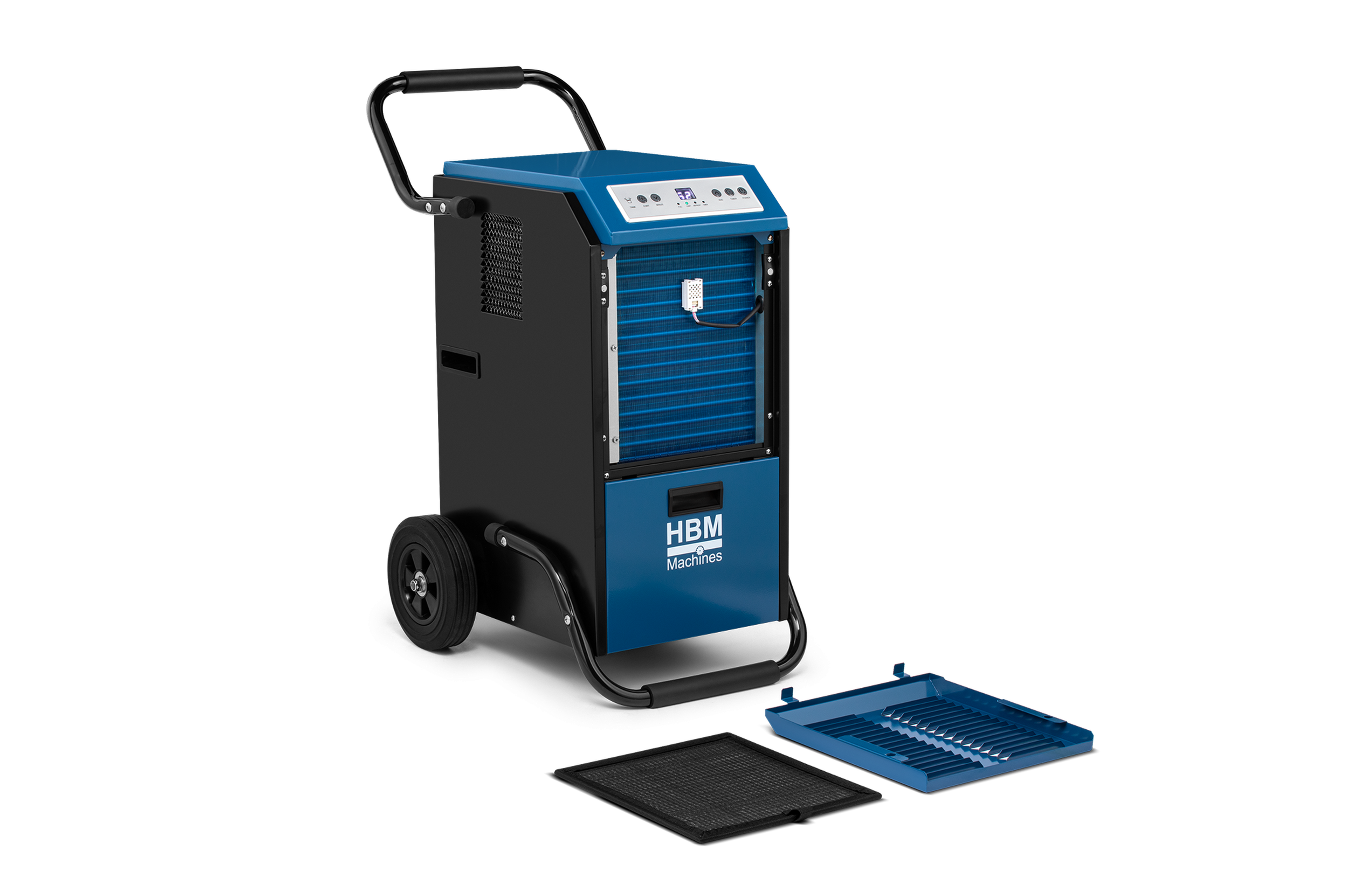 HBM déshumidificateur de chantier professionnel, déshumidificateur d’air, capteur d’humidité 70 litres, 860 Watt Image 6
