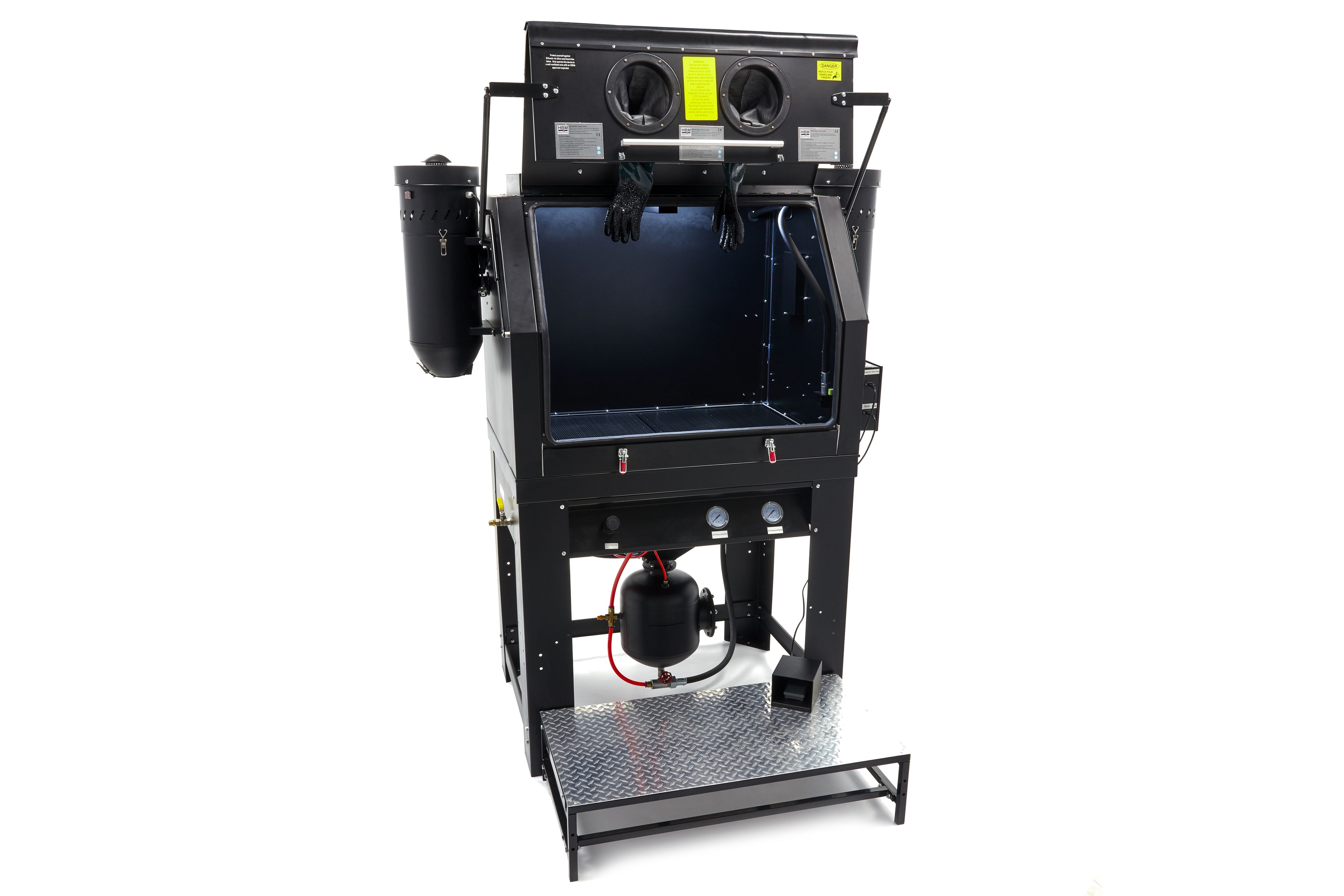 HBM SBC 990 Hochdruck Strahlkabine mit 2 Absaugungen Image 12