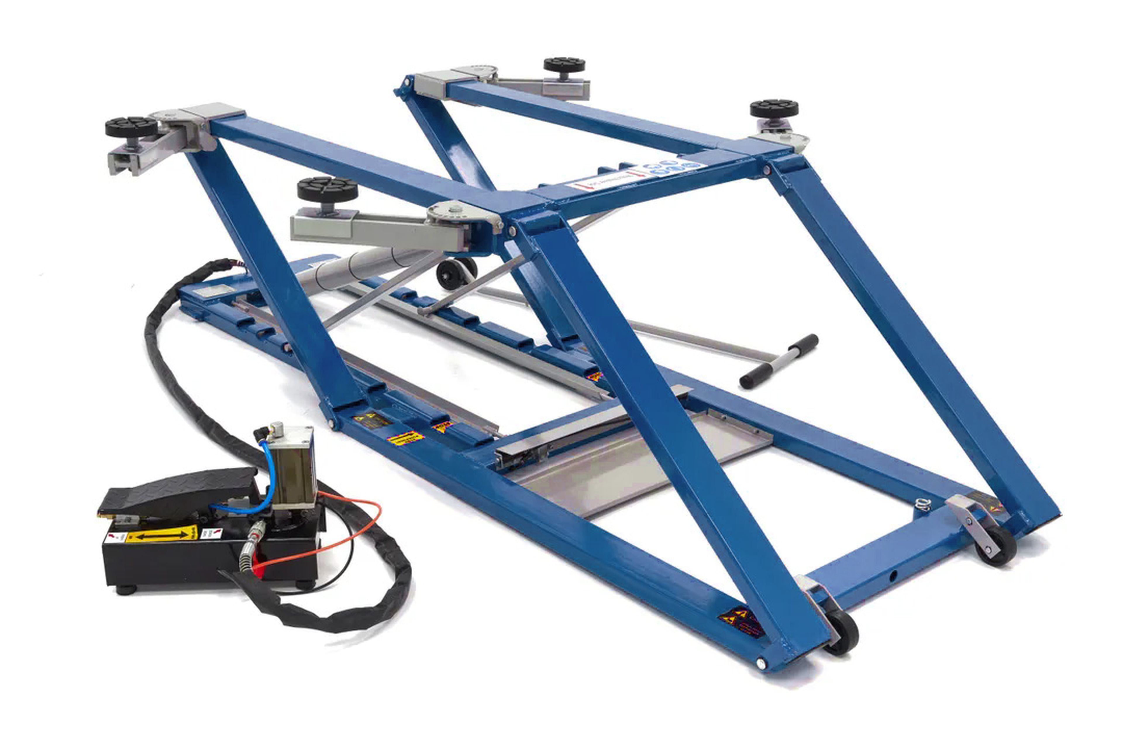 HBM 2500 Kg. Poetsbrug, Autobrug, Bandenbrug, Verstelbaar, Extra Laag Image 5