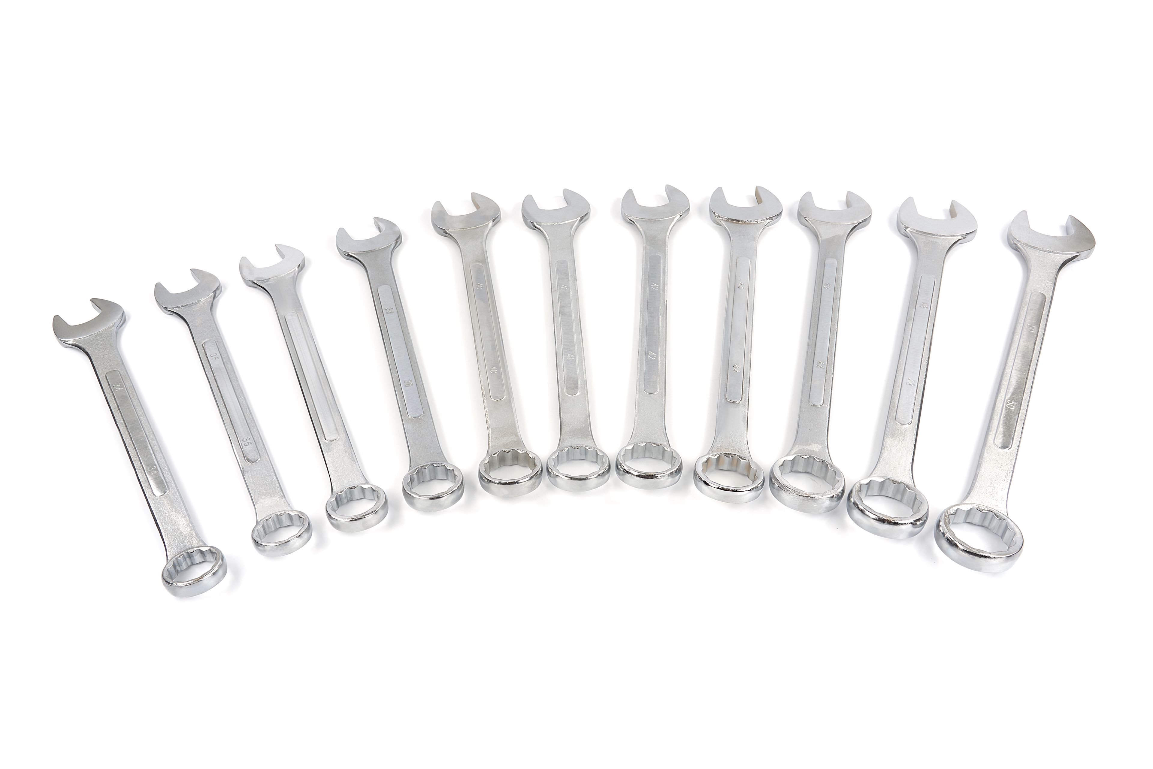 HBM Profi 11-teiliger Maulschlüssel - Ringschlüsselsatz große Größen Image 3