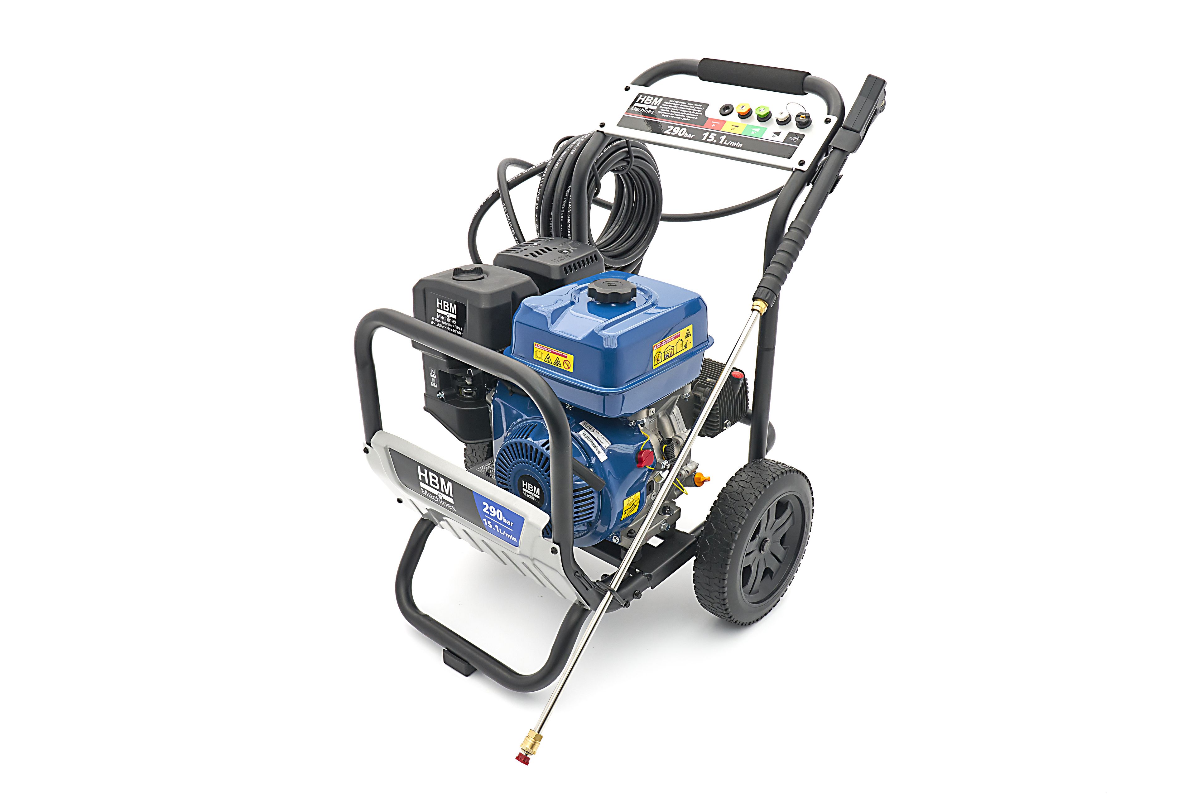 HBM benzine hogedrukreiniger 290 bar 15,1L/min 459cc Image 6