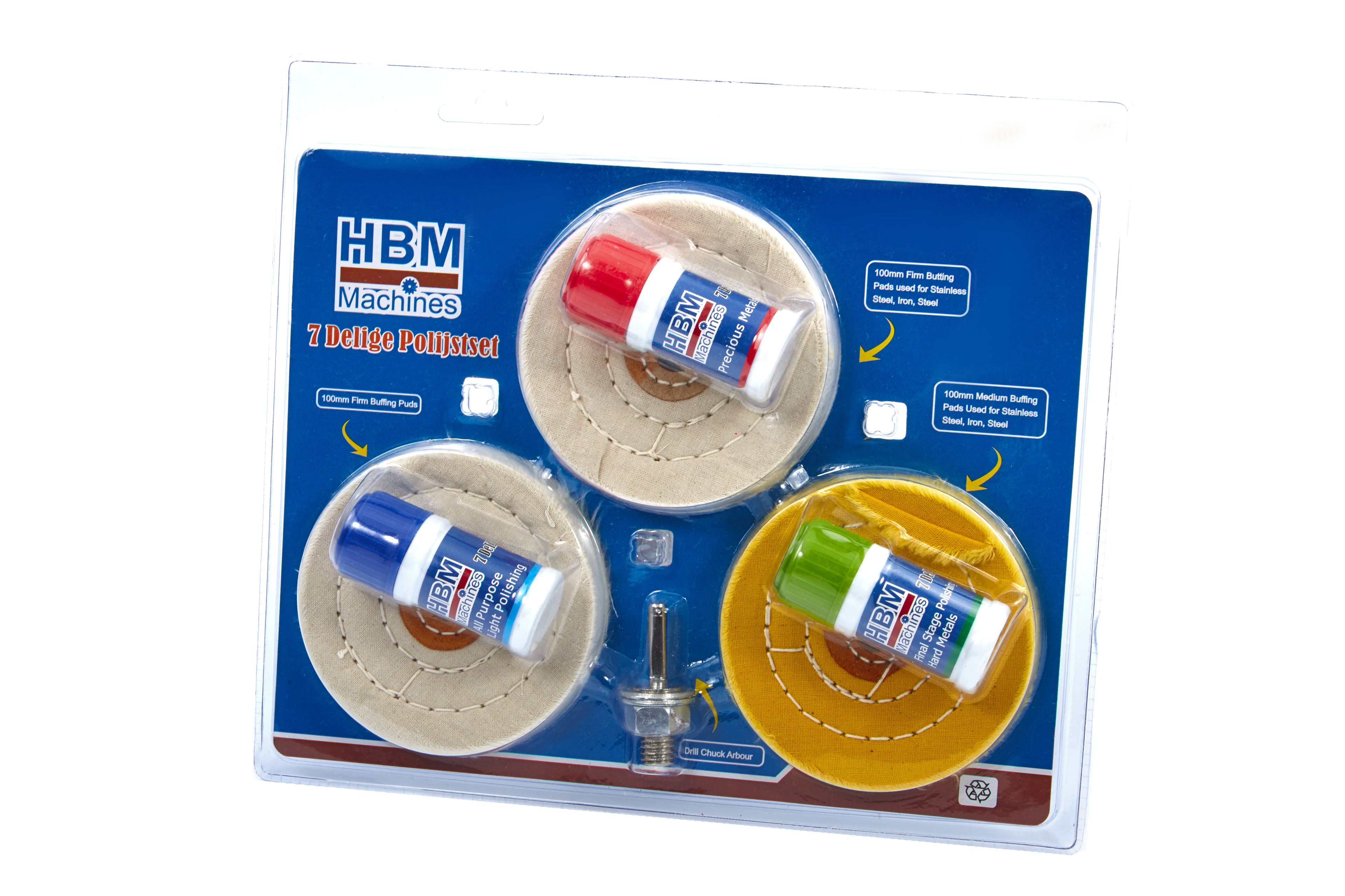 Set de polissage HBM 7 pièces Image 2
