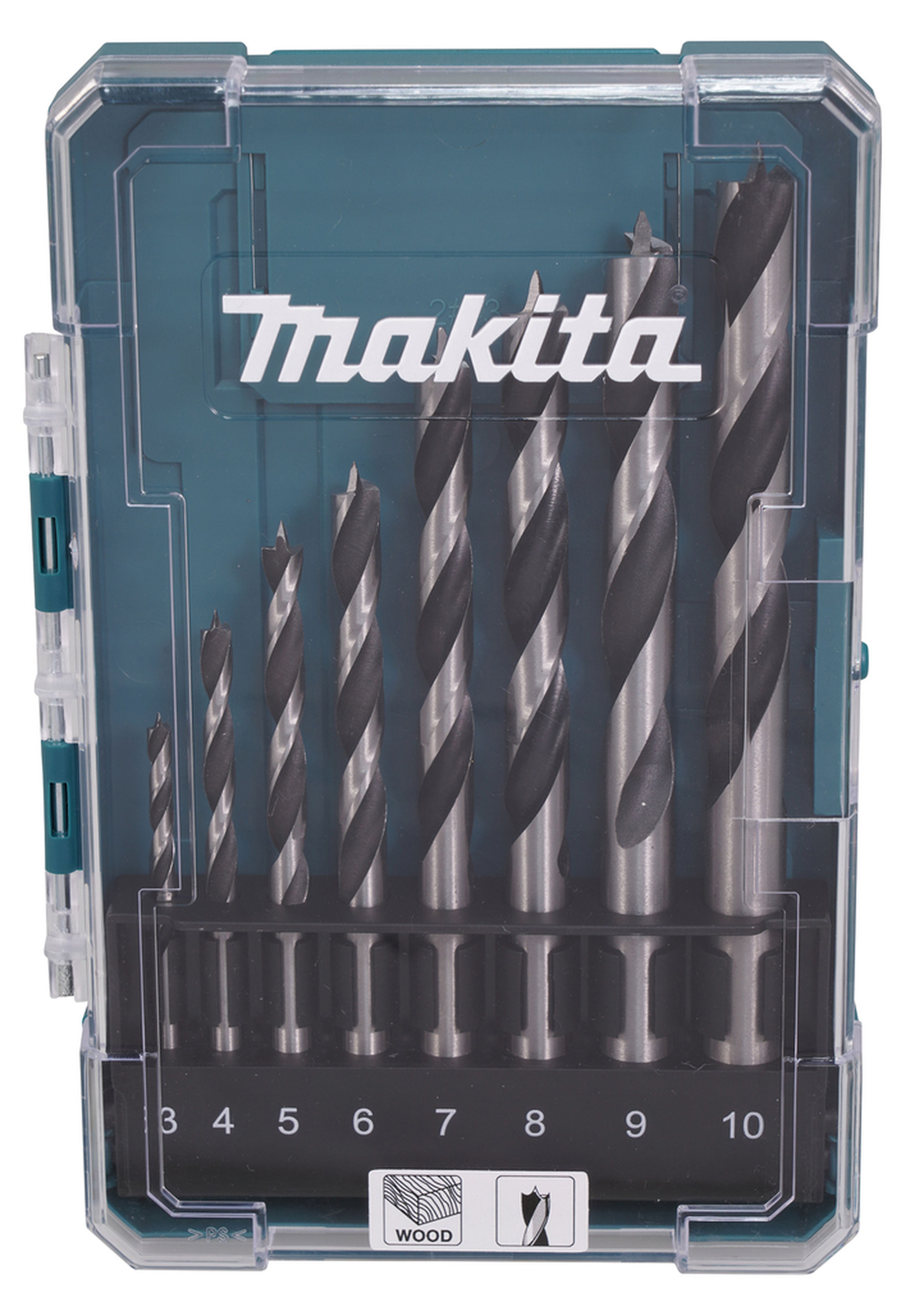 Makita houtborenset 8-delig D-77257
