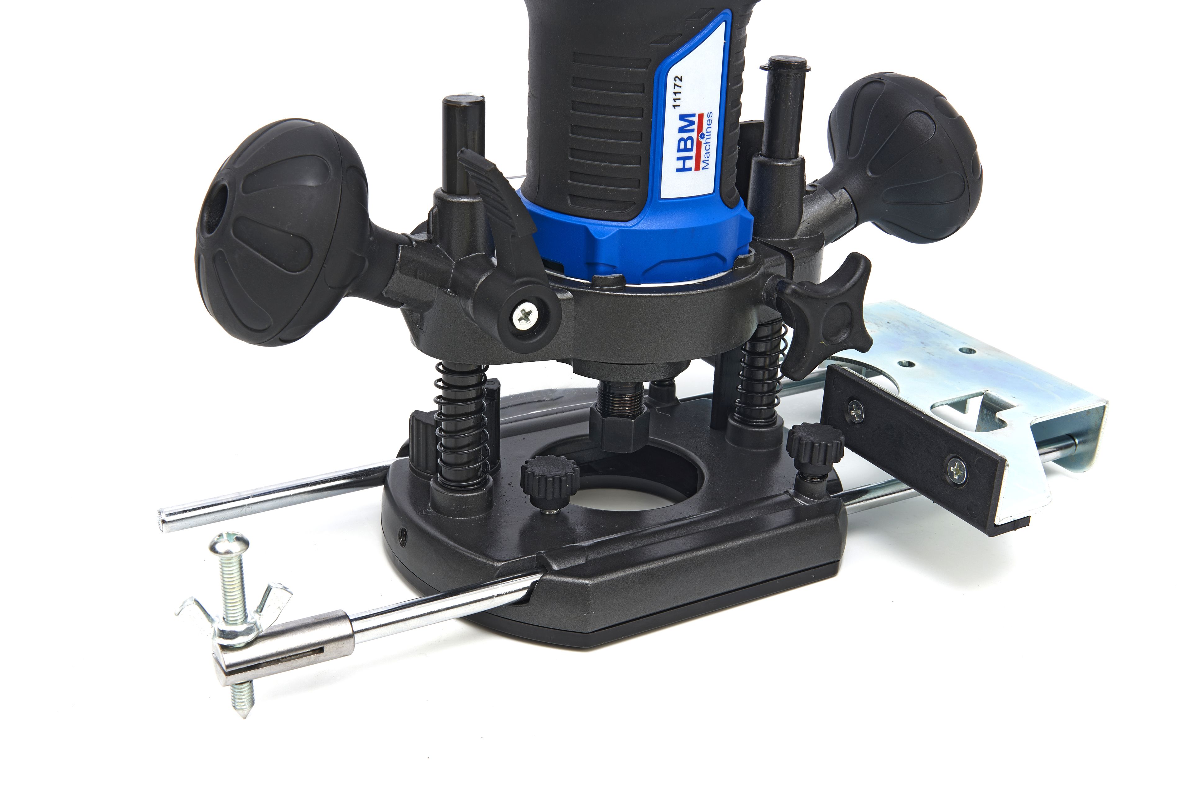 Fresatrice Professionale HBM da 20 Volt 5,0 AH Li-ion e 2 Batterie Li-ion Image 14