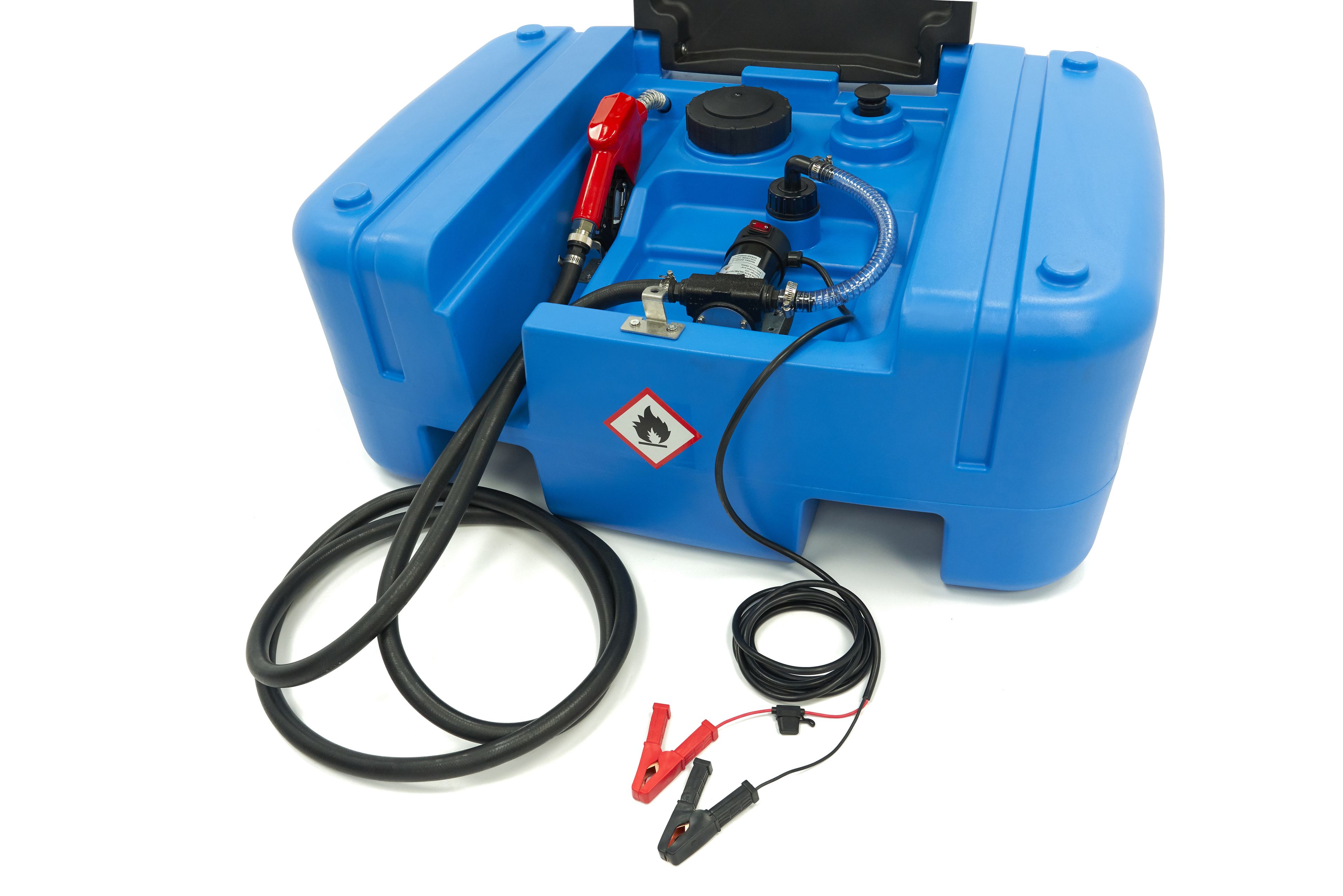 HBM Tanque móvil de diesel móvil de plástico de 12 voltios y 200 litros Image 2