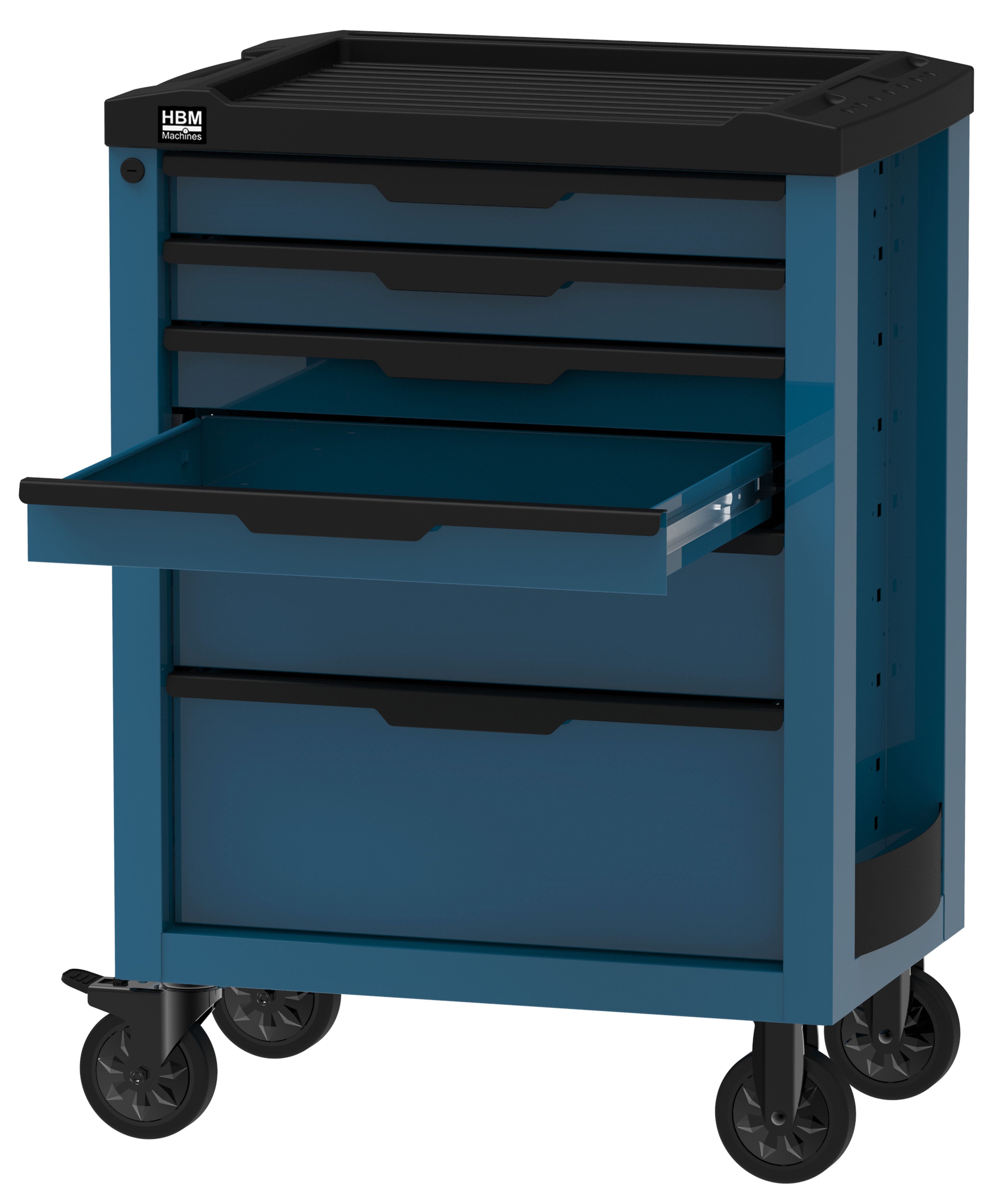 HBM gereedschapswagen 6 laden, 70,8 cm, blauw Image 3