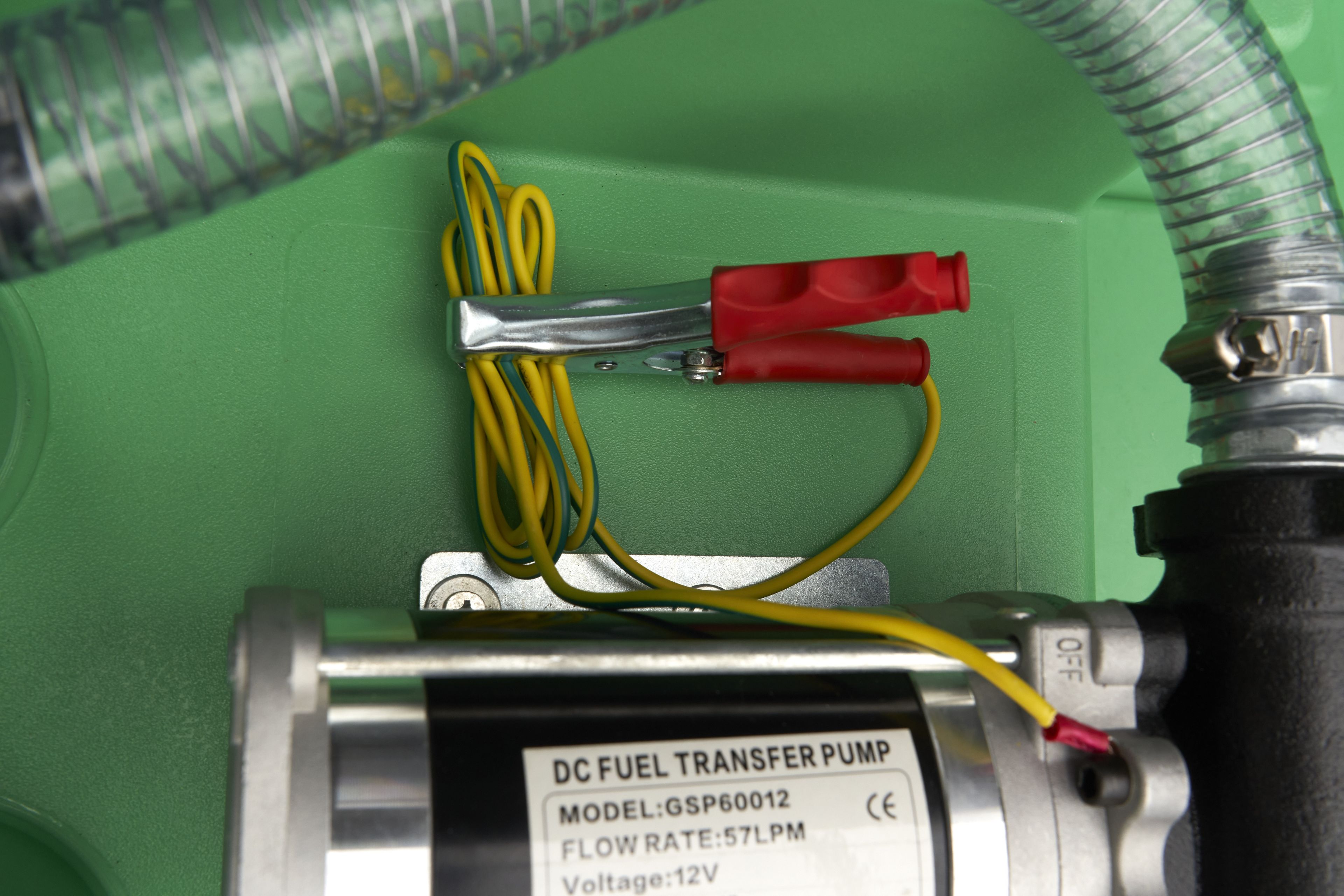 Pompe à essence de 330 litres HBM, 12 volts, avec réservoir et couvercle Image 12