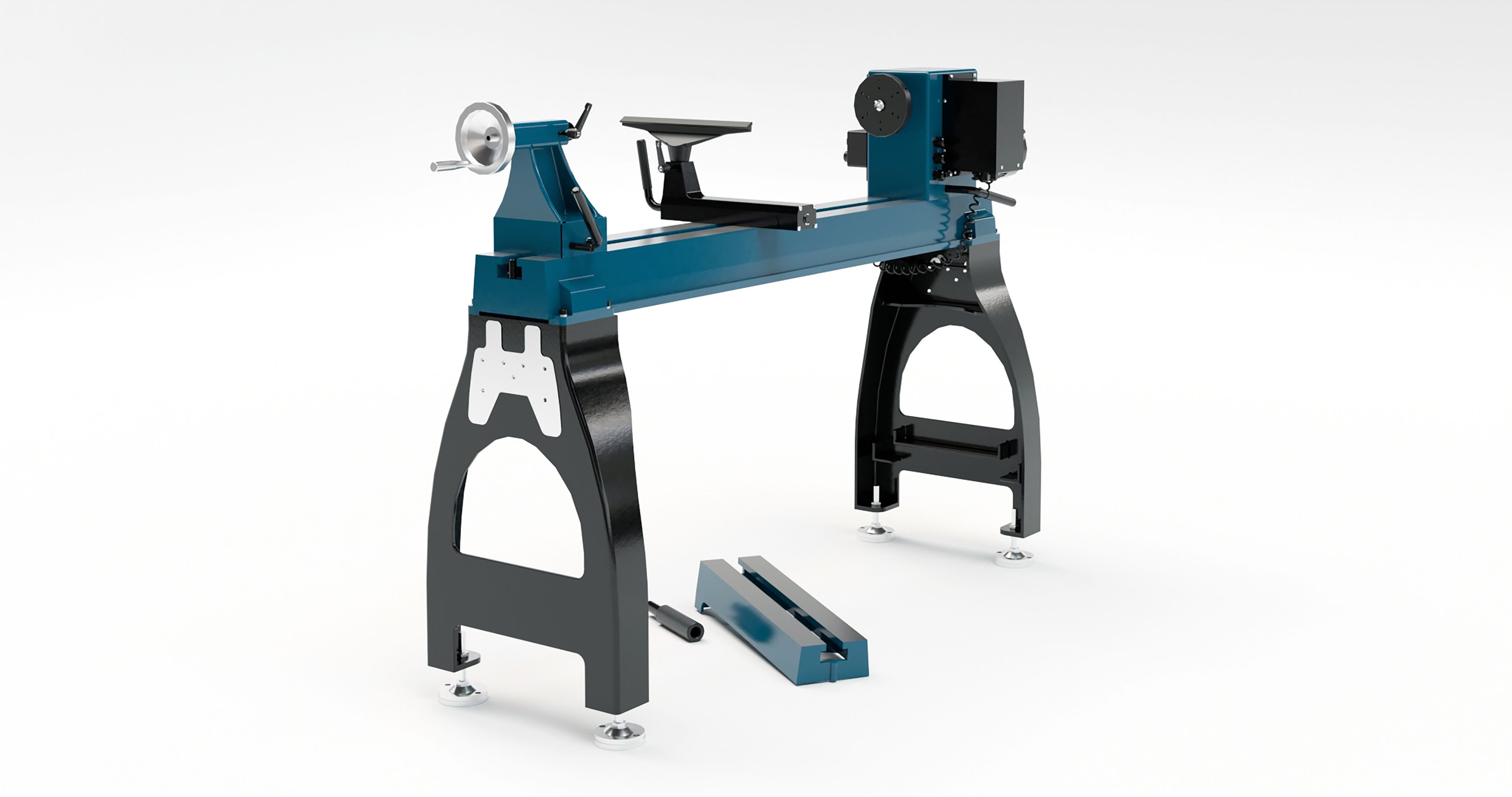 HBM variabele houtdraaibank 1200 x 460 mm Image 4