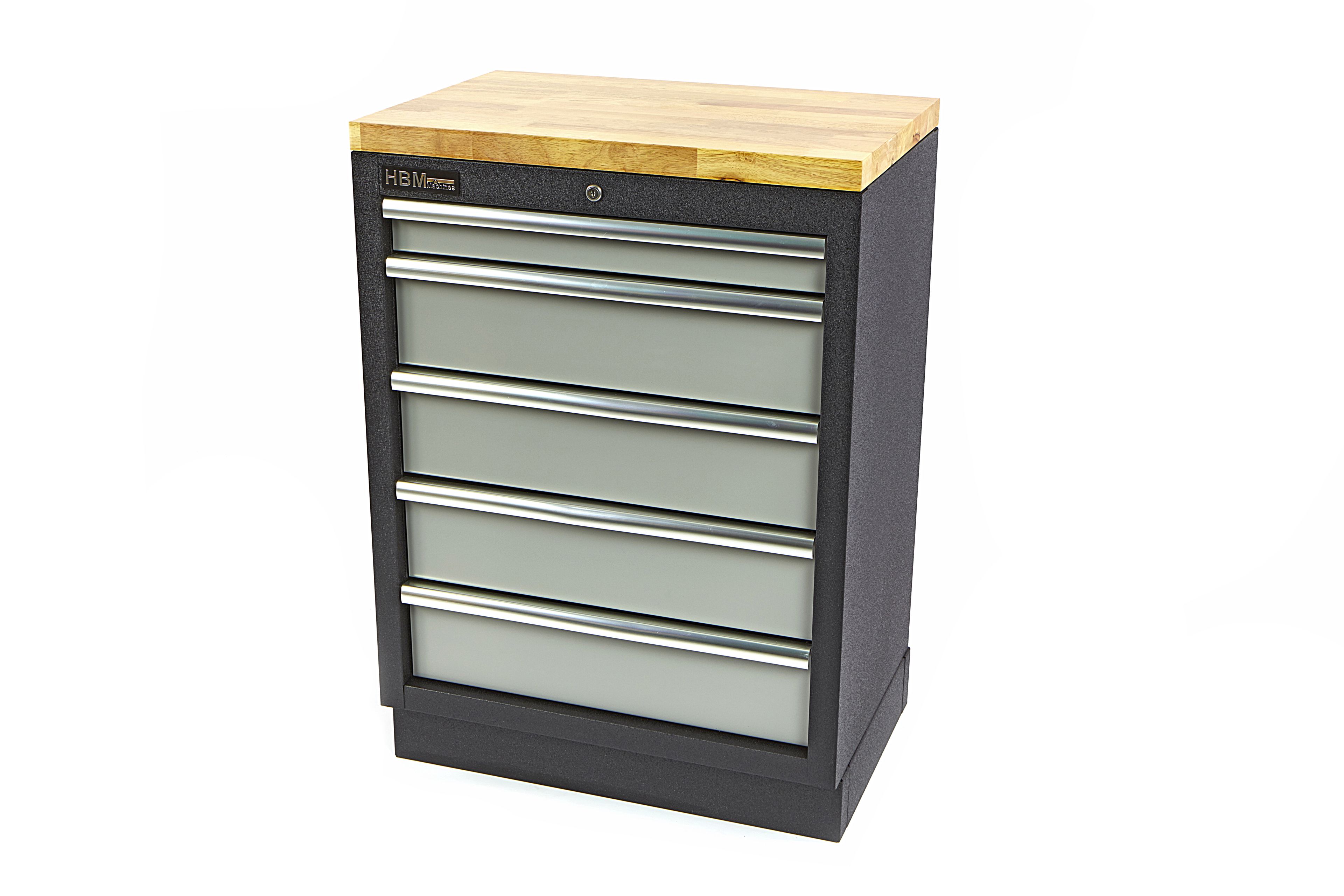 HBM 5 cajones armario de herramientas profesional para mobiliario de taller Image 9