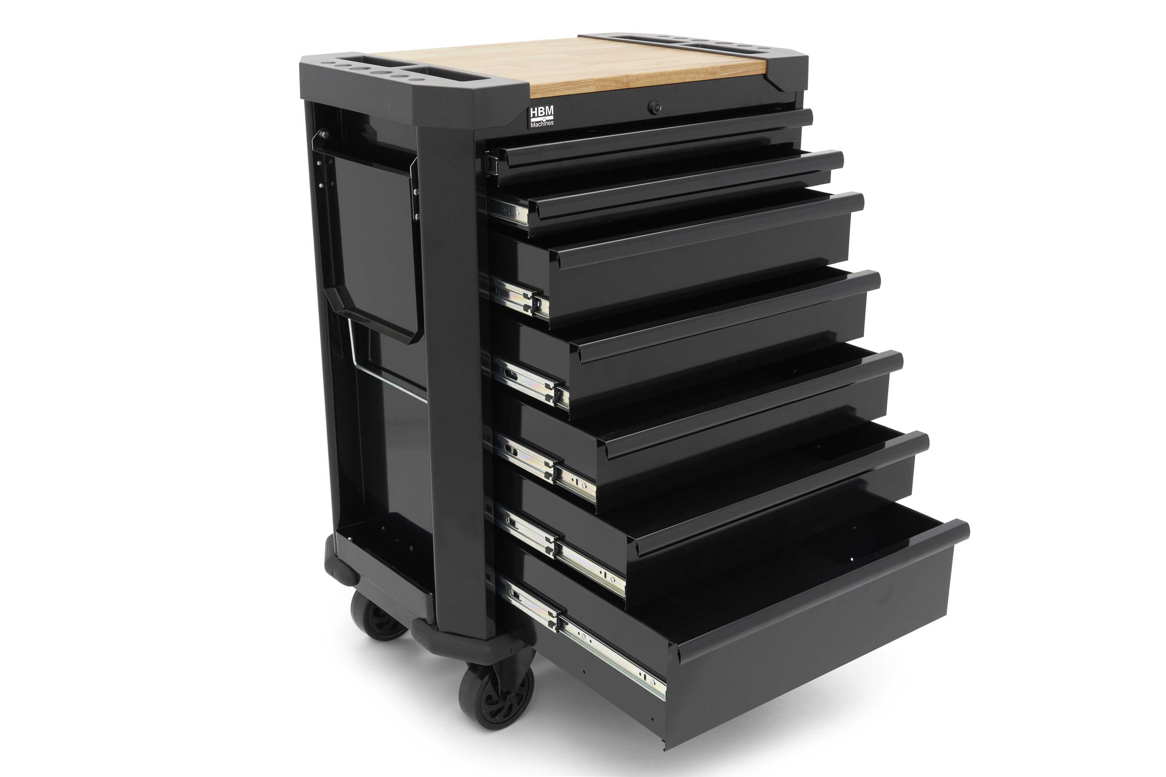 HBM gereedschapswagen 7 laden 71 cm zwart Image 5