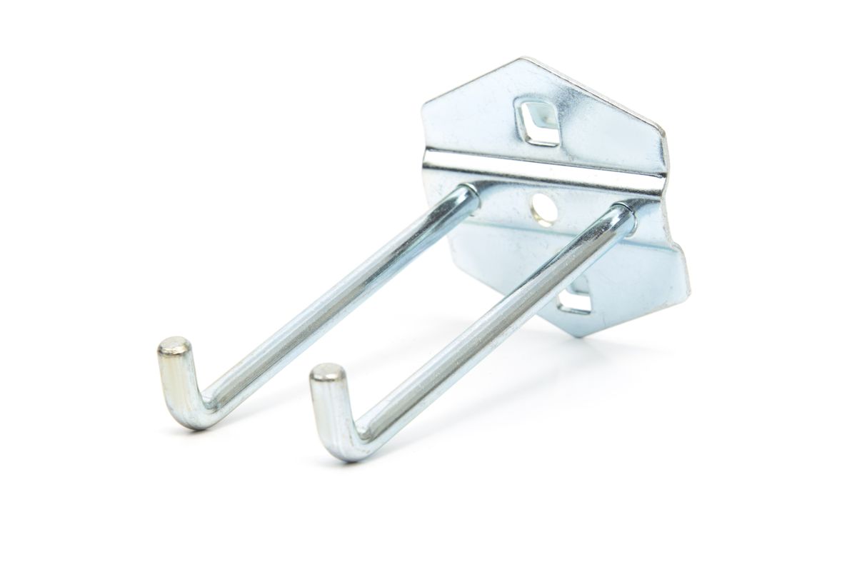HBM gancho doble para pared de herramientas 6 mm