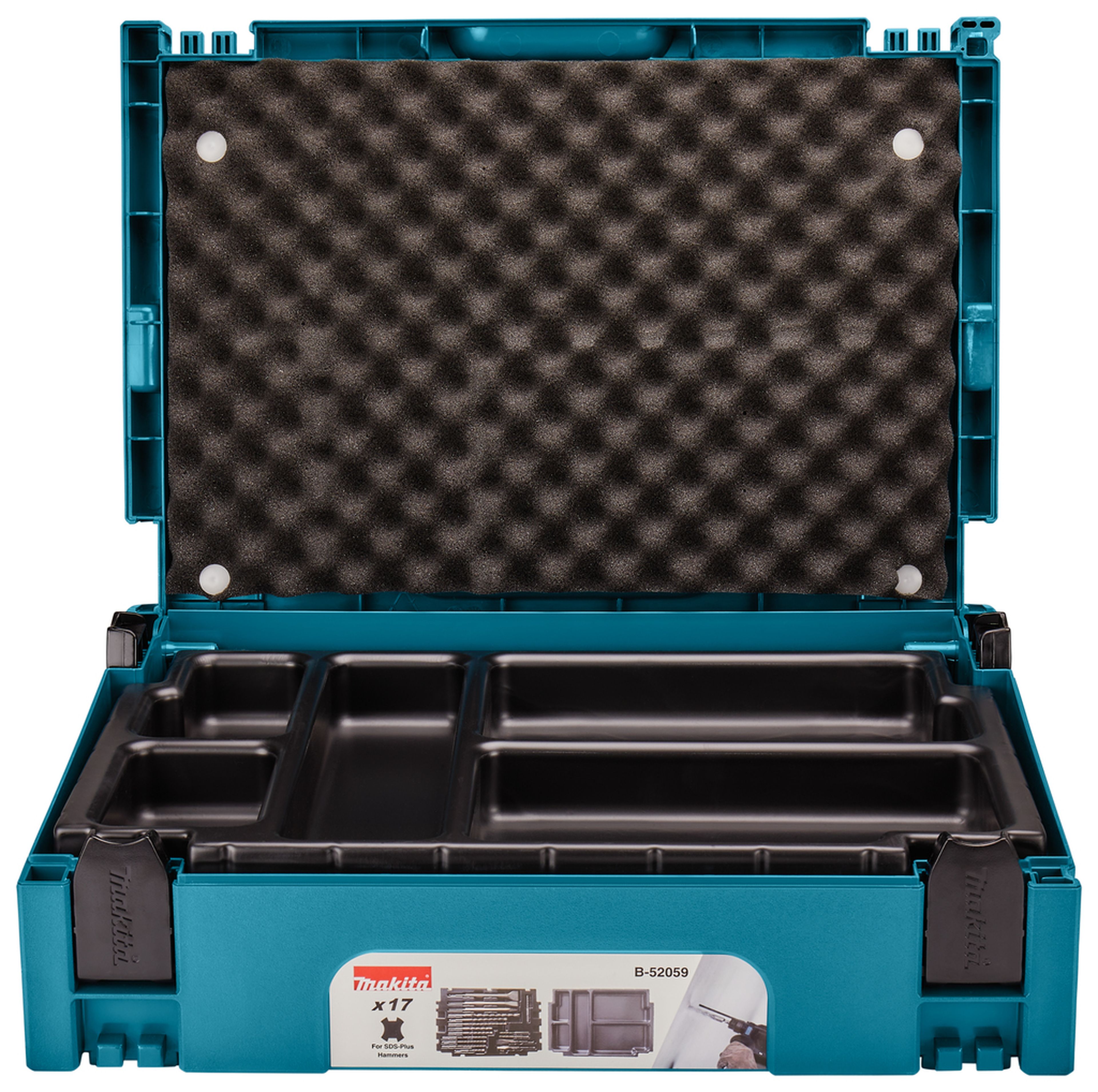 Makita Coffret Forets/Burins Béton 17 Pièces SDS+ B-52059 Image 4