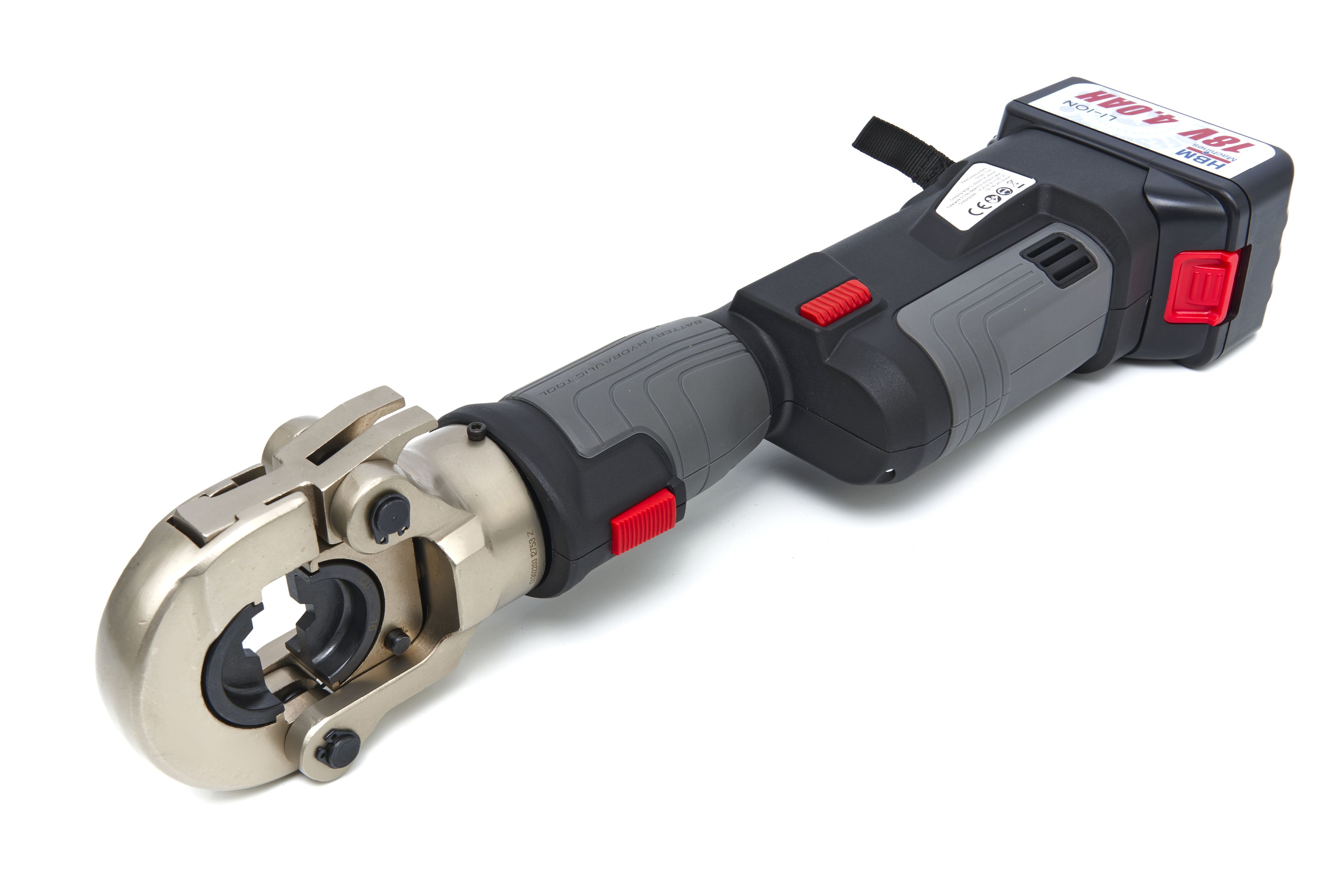HBM Pince Hydraulique à Sertir pour Câbles 16–300 mm² – 60 kN sur Batterie Image 4