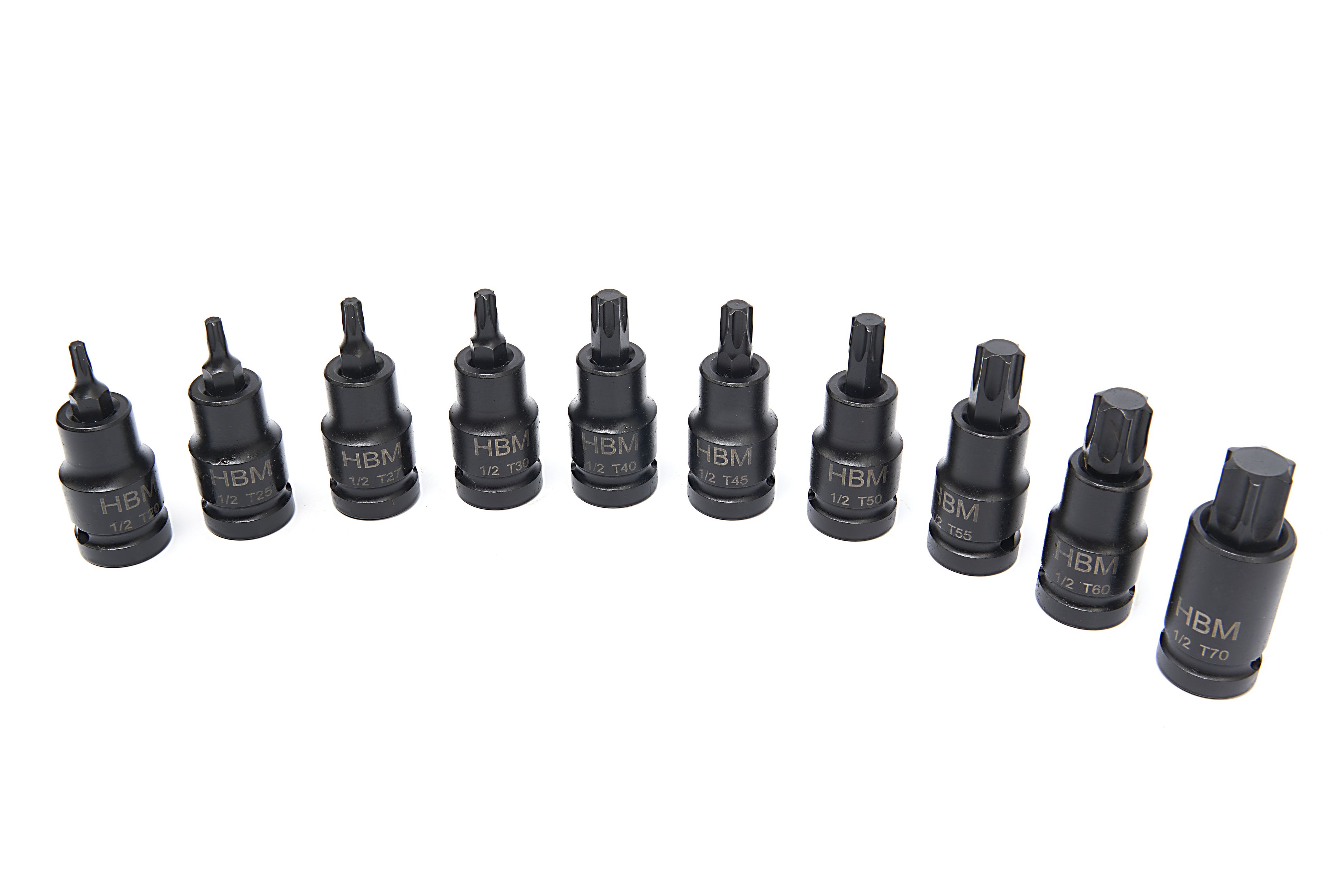 HBM krachtdoppenset 1/2 inch, 10-delig Image 3