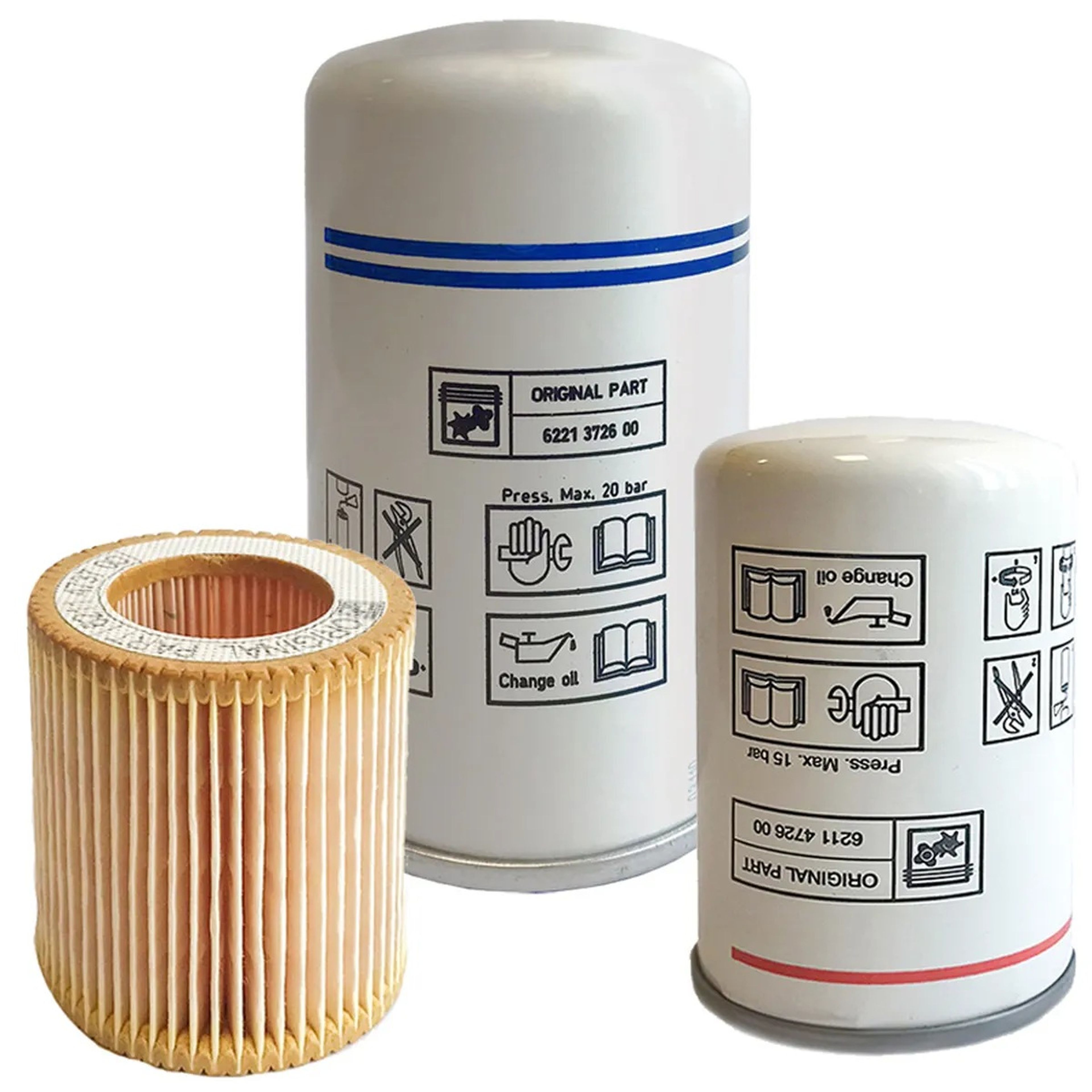 FIAC filterset 1124090498 voor Michelin schroefcompressoren
