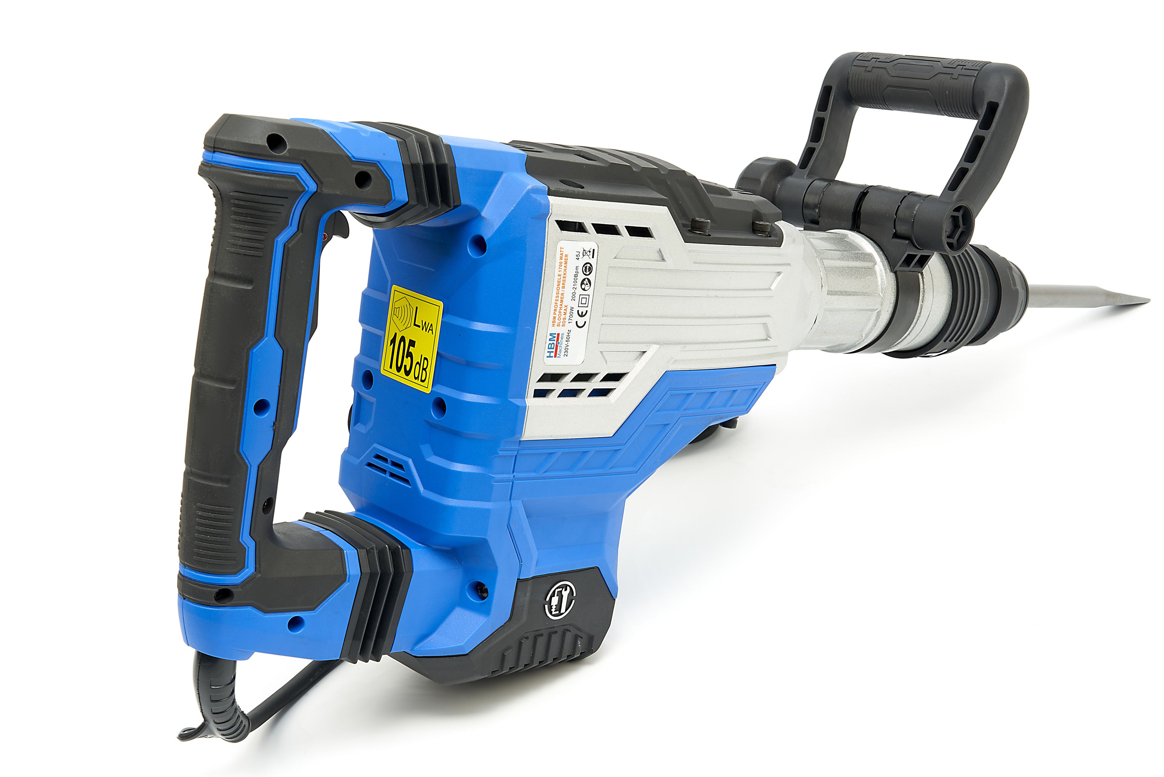 HBM Professional 1700 Watt marteau de démolition / démolisseur SDS-MAX Image 8