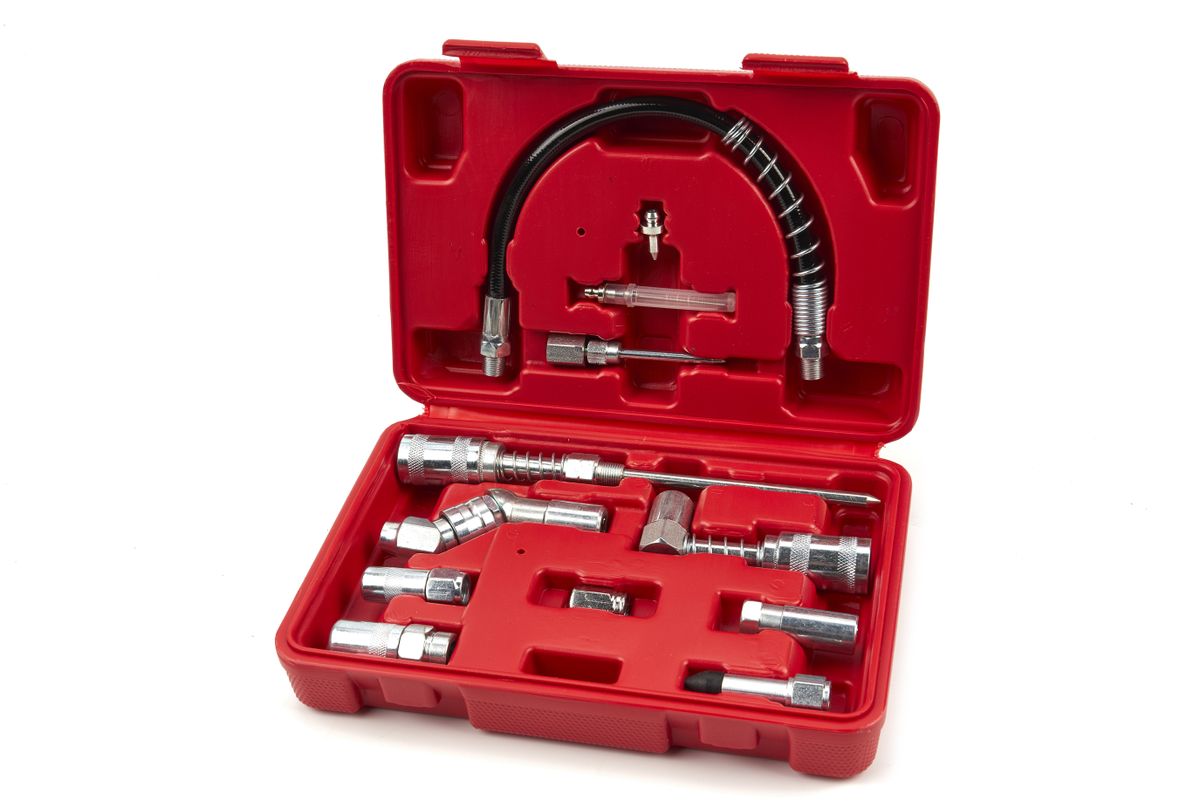 HBM 12-teiliger Universal-Zubehörsatz für Fettspritze