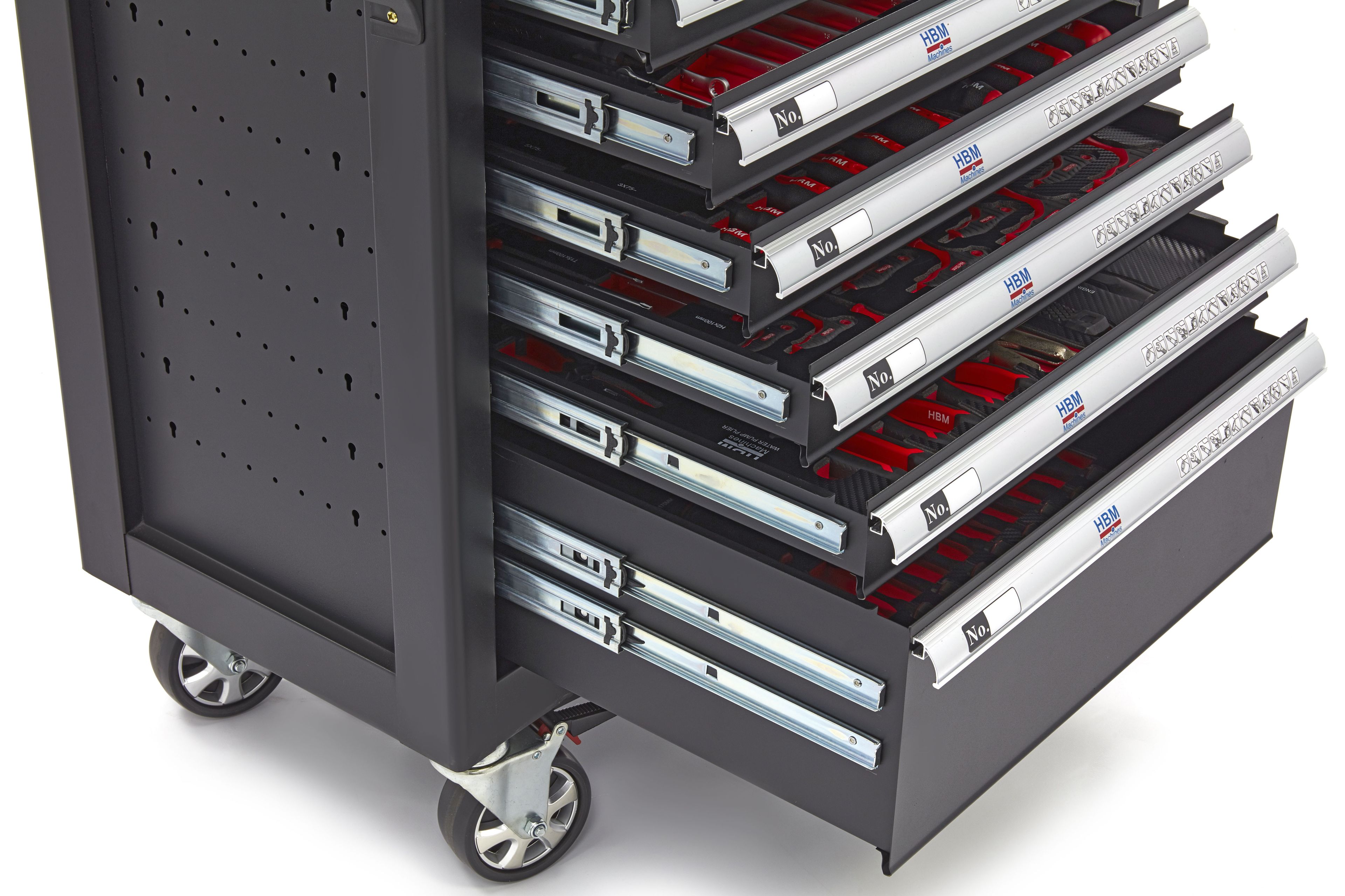 HBM XL Premium Gevulde Gereedschapswagen met Deur - 274 Delig Image 20