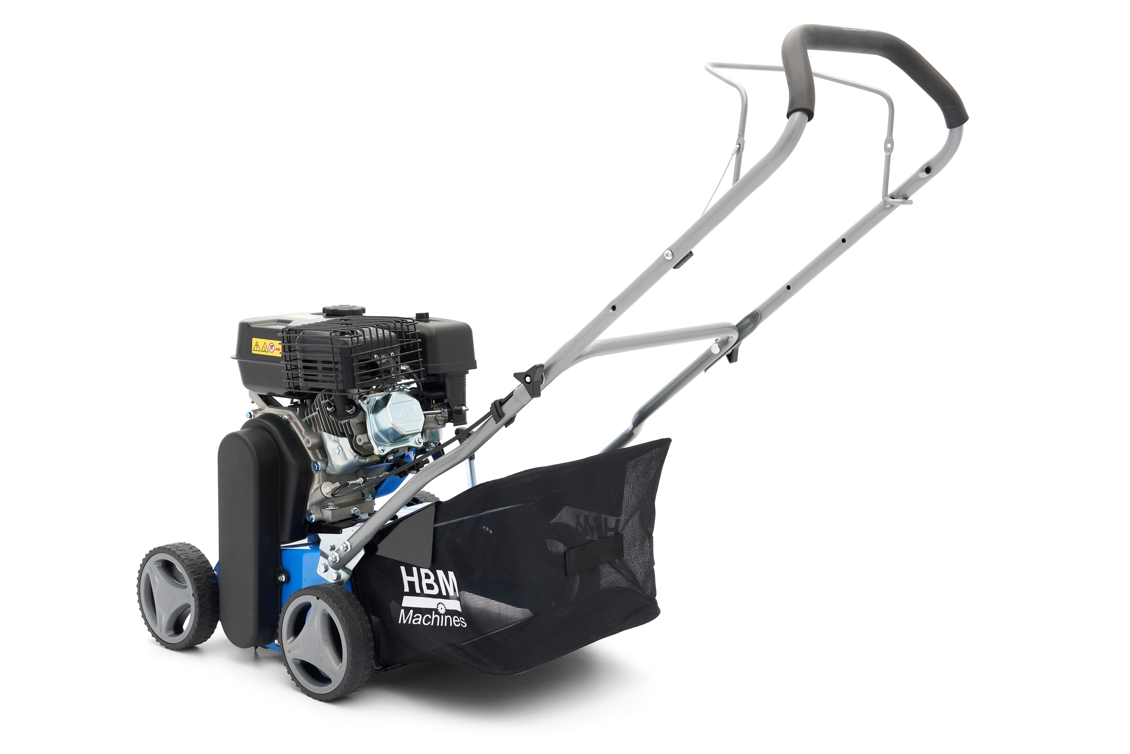 HBM Profi Benzin 208 cc / 4 takt Vertikutierer 400 mm mit 18 Messern Image 4