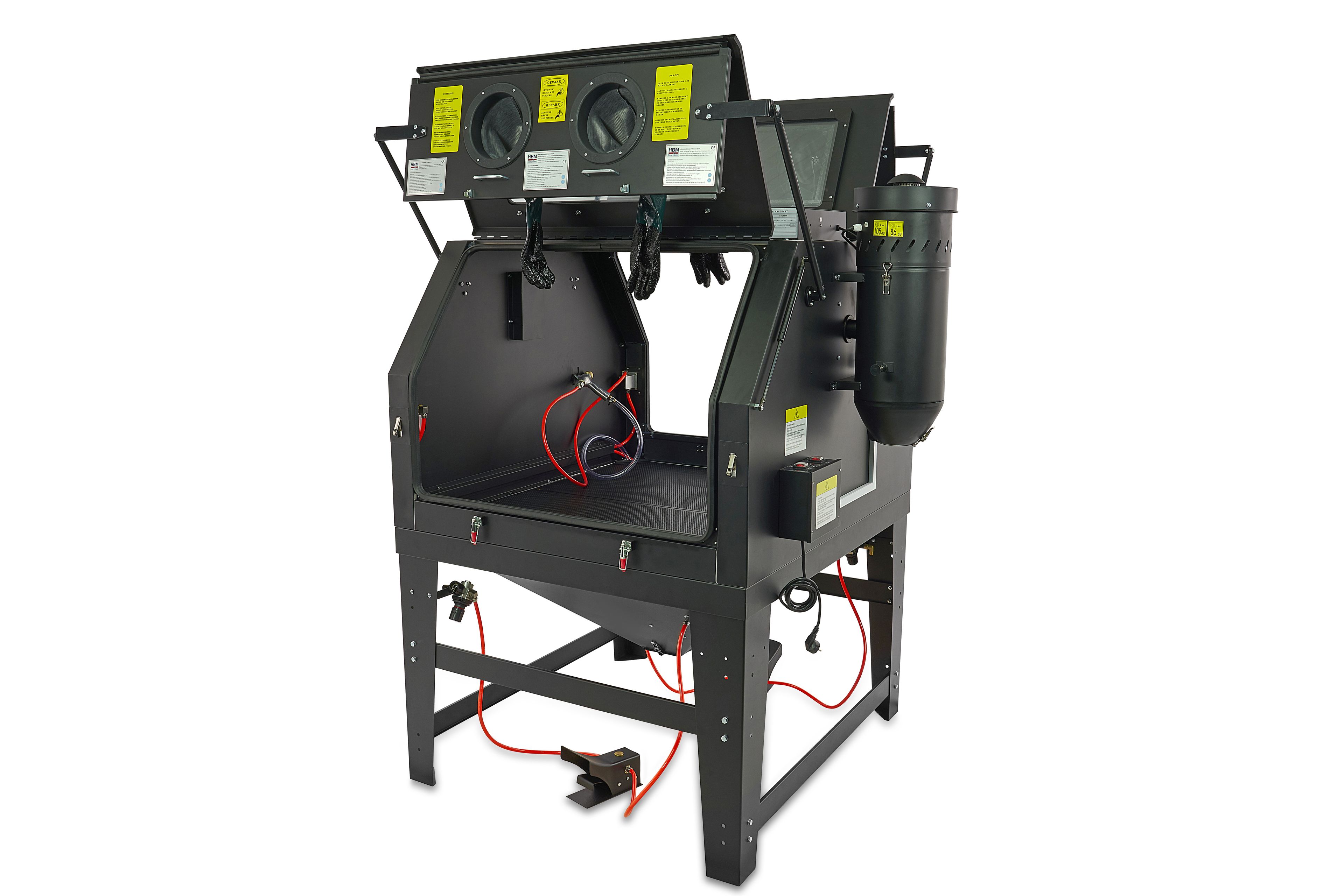 Cabine anti-explosion noire HBM SBC 1200 avec extraction Image 3