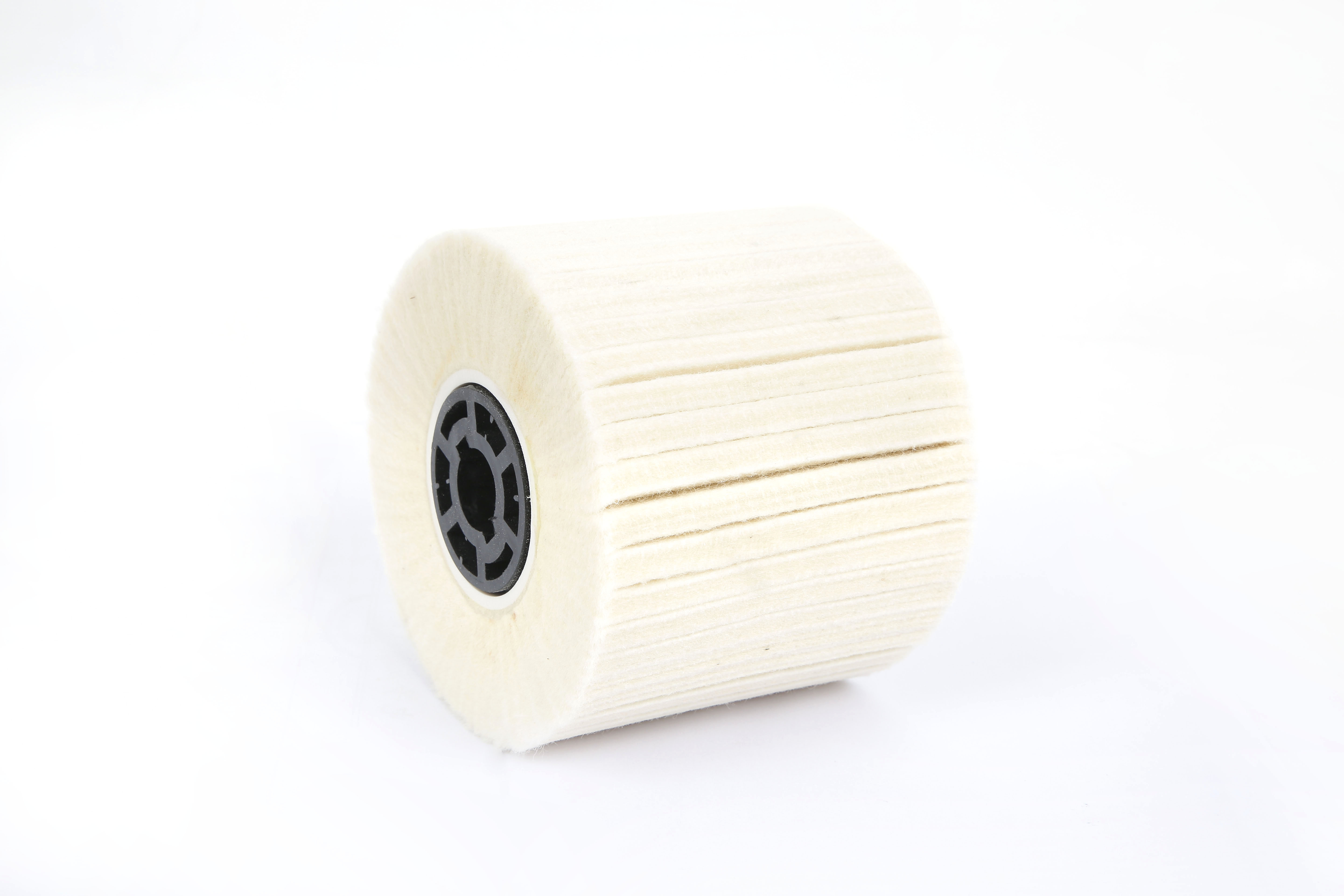 HBM cylindre abrasif en fibre nylon pour machine à satiner, 100 × 120 mm