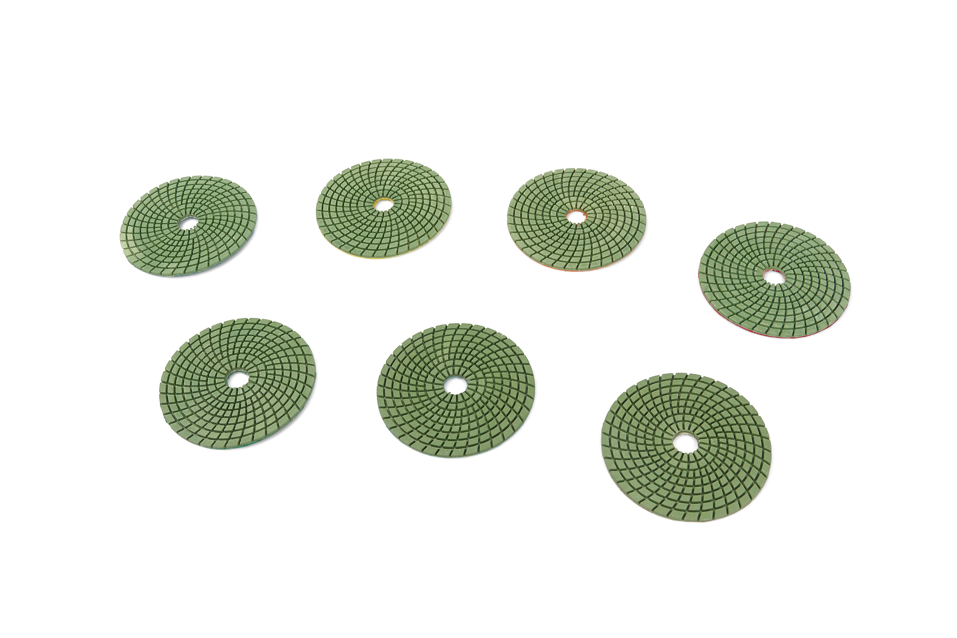 HBM Jeu de disques de polissage pour la ponceuse et polisseuse humide HBM 125mm Image 3