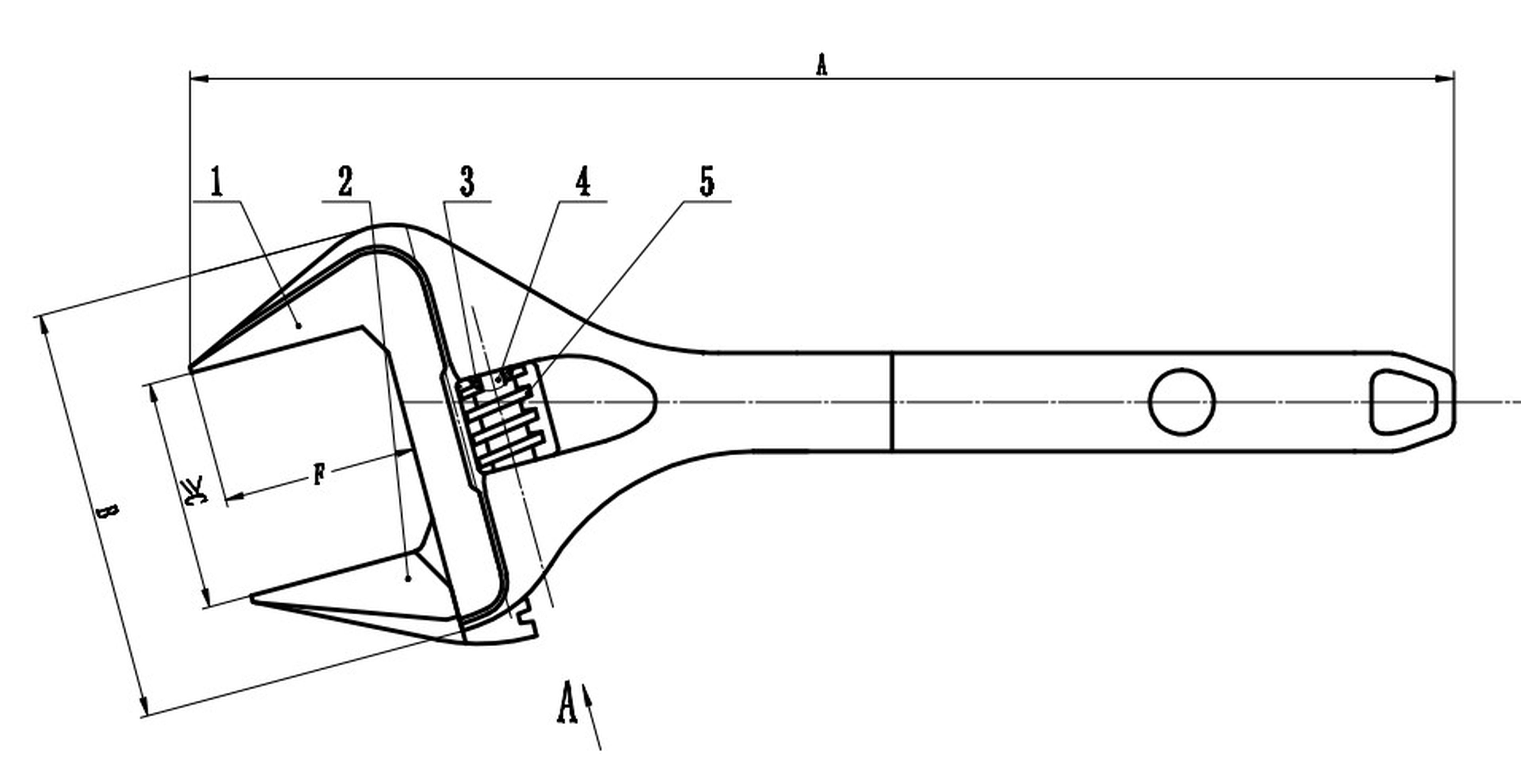 HBM verstelbare moersleutels 200 mm Image 9