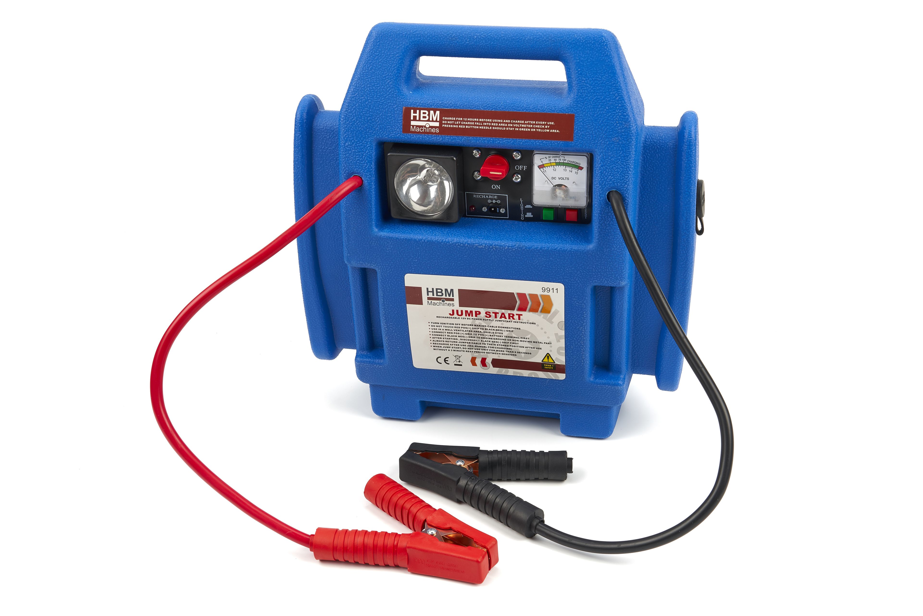 HBM 4 in 1 Avviatore di emergenza Powerstation 12V - 20AH Image 5
