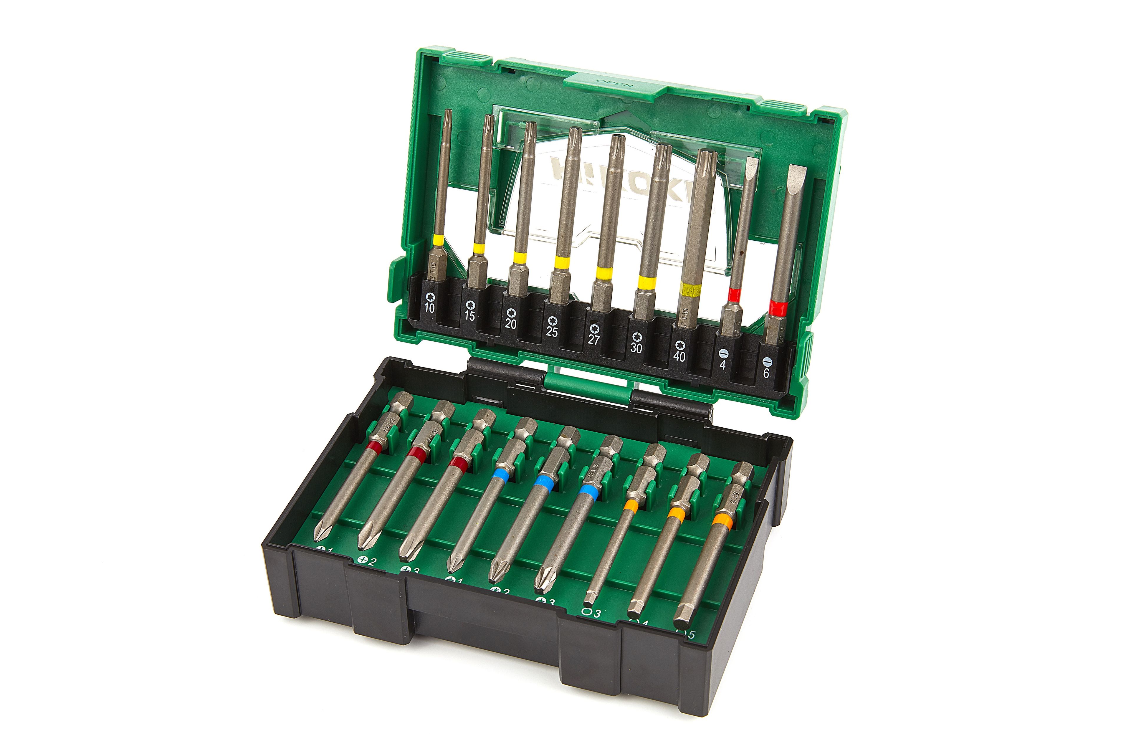 HiKOKI 18 Piezas Juego de Bits en mini systainer 40030022