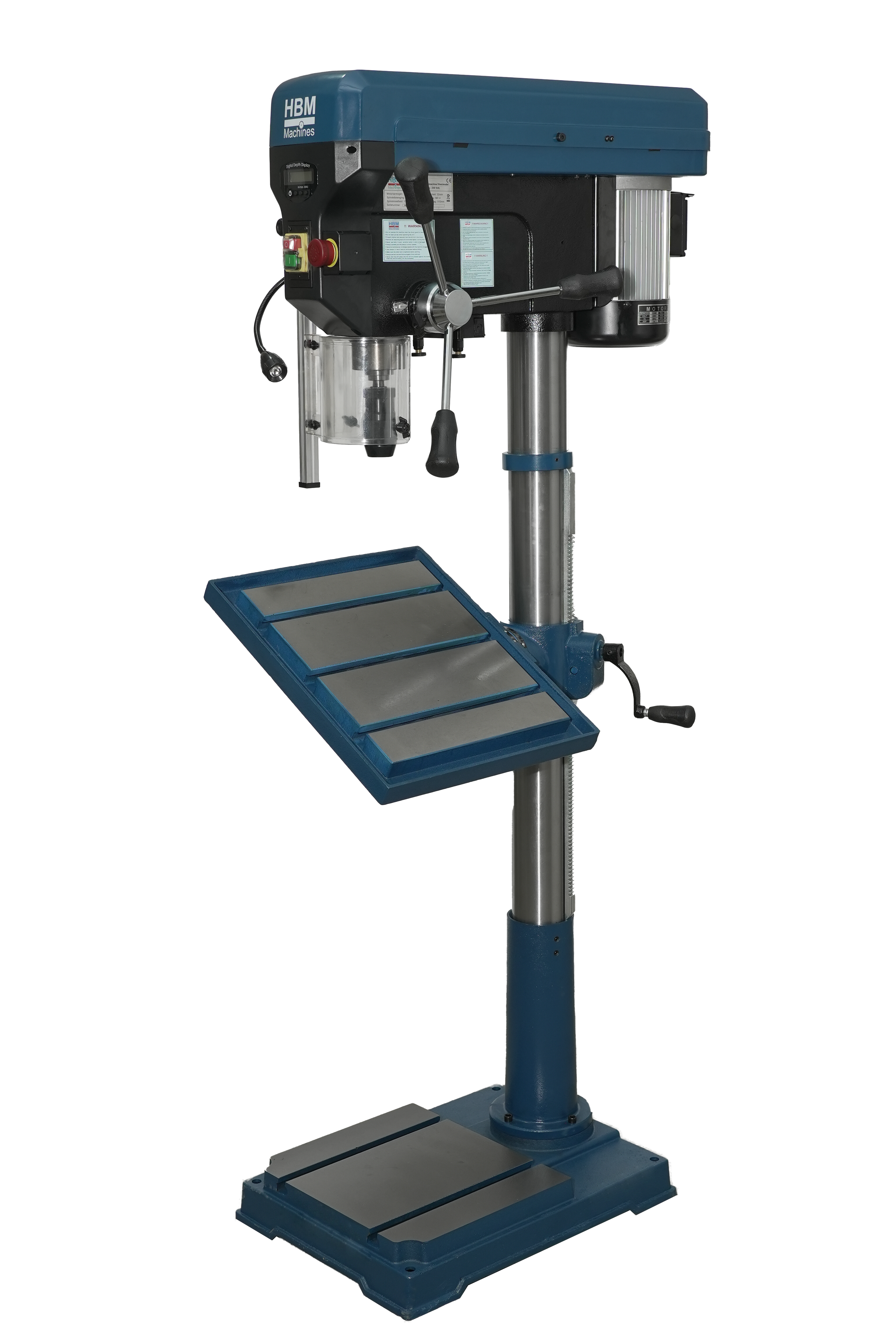 HBM 32 mm Kolomboormachine Vloermodel Met Digtale Uitlezing 230 Volt Image 4